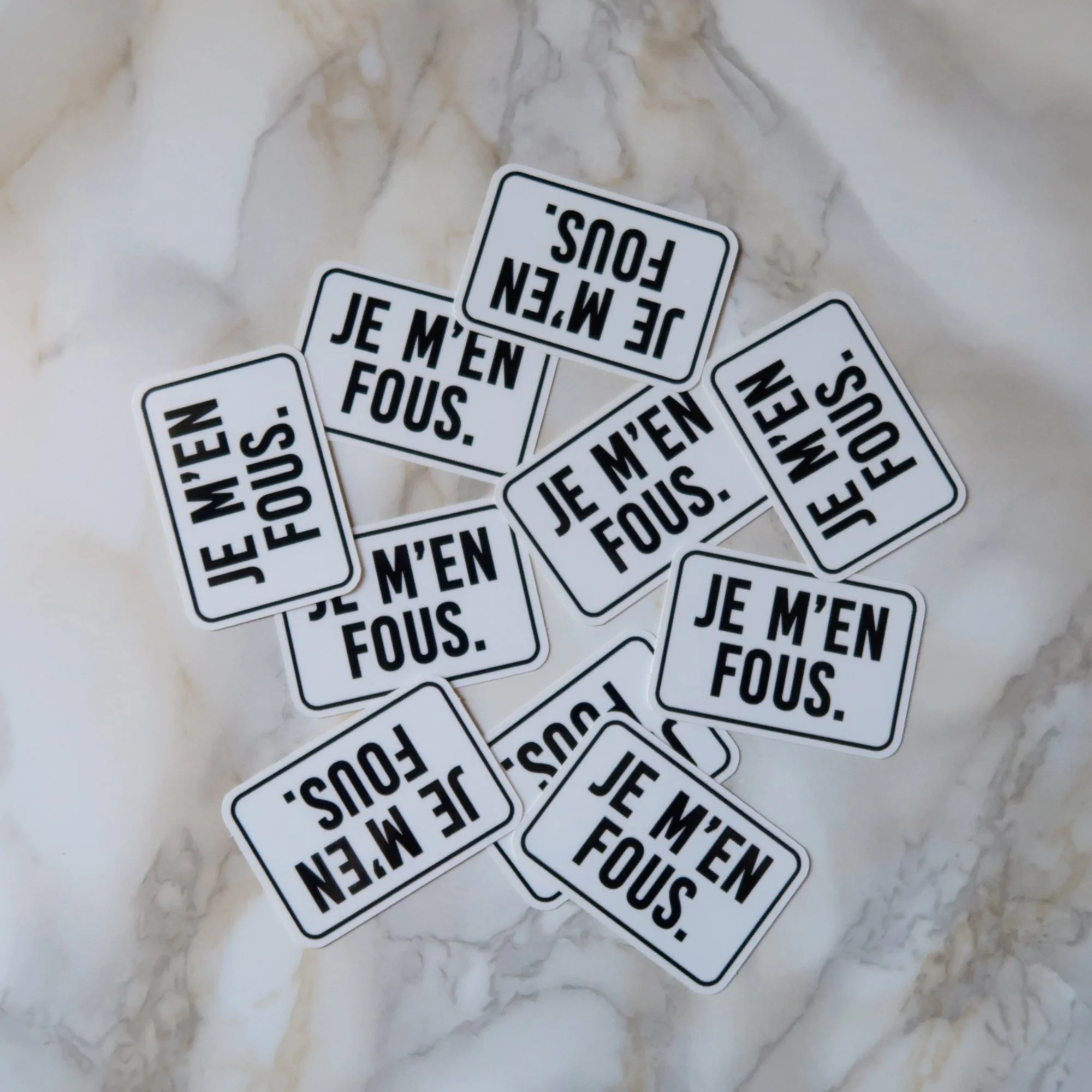 sticker je m'en fous - j'aime la grenadine