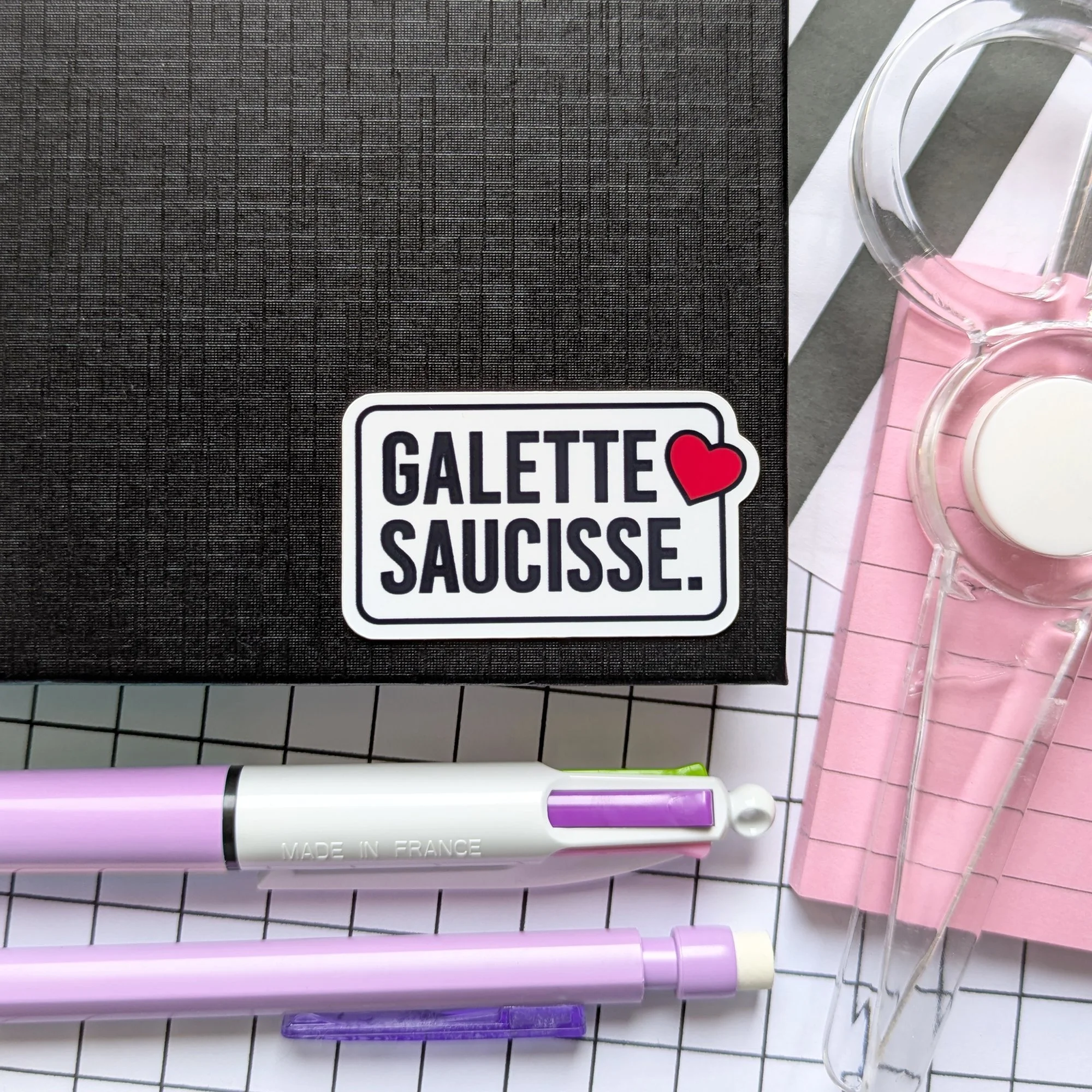 Sticker "Galette saucisse" (à l'unité)