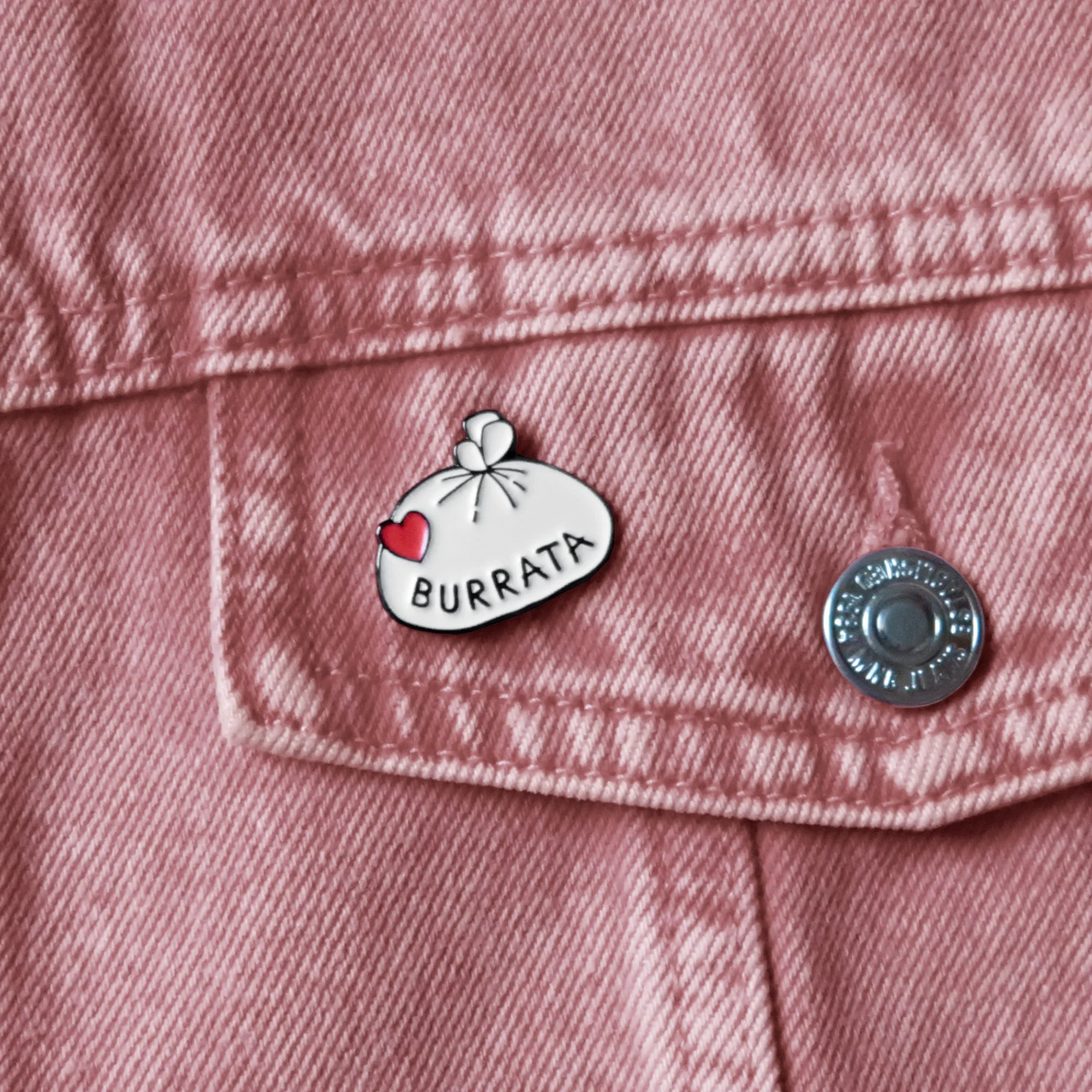 pin's burrat fromage italia - j'aime la grenadine