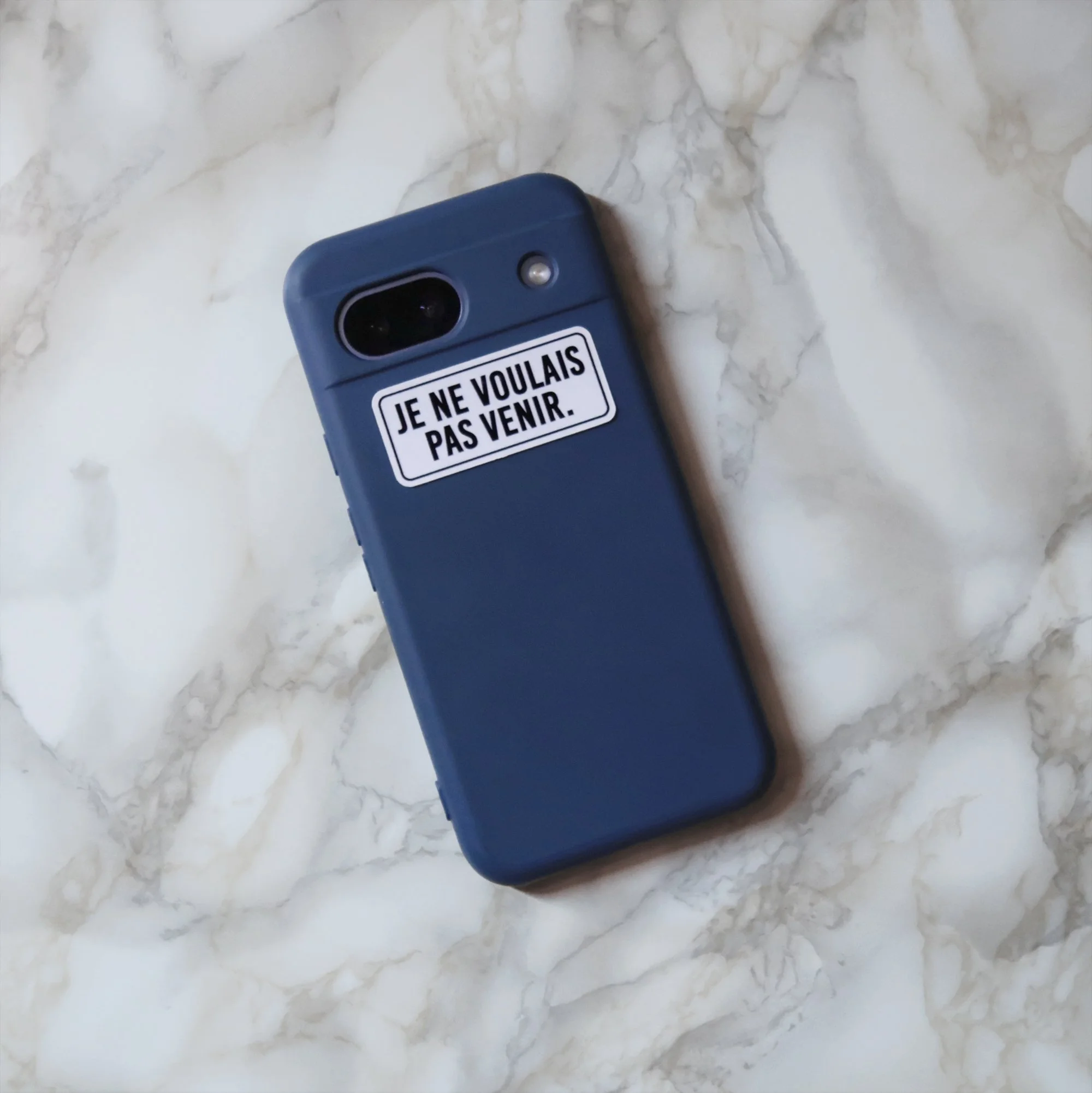 sticker je ne voulais pas venir anxiété anti social flemme - j'aime la grenadine