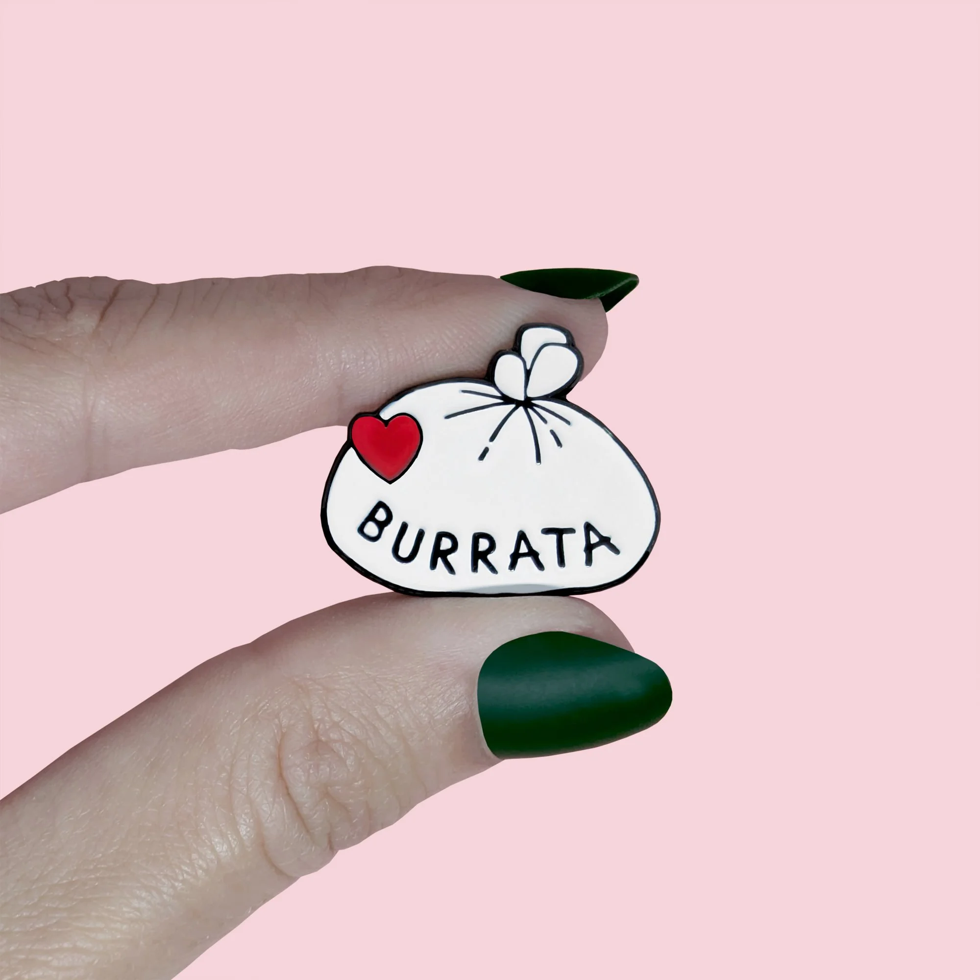 pin's burrat fromage italia - j'aime la grenadine