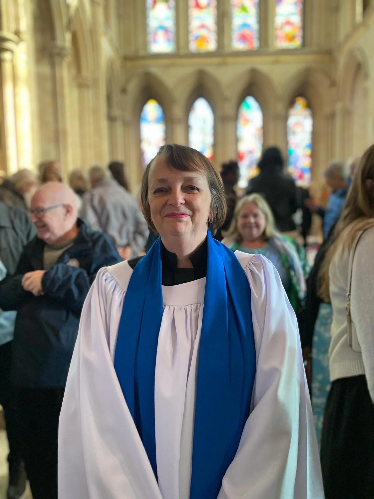 Such a JOY to see Helen licensed as lay minister for Woven St Margaret&rsquo;s this morning at the Minster! Very excited to see how her ministry develops.