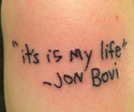 Tattoo fails: the proofreading edition — jot jot boom