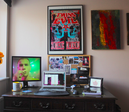 My freelance work space | Chatty office tour