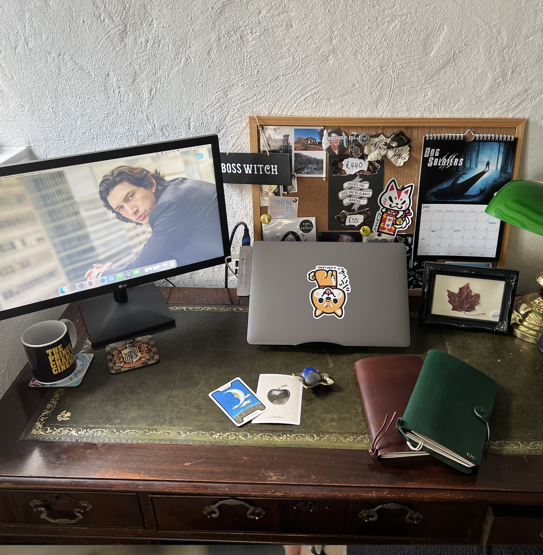 Desk tour: blending witchcraft with freelancing