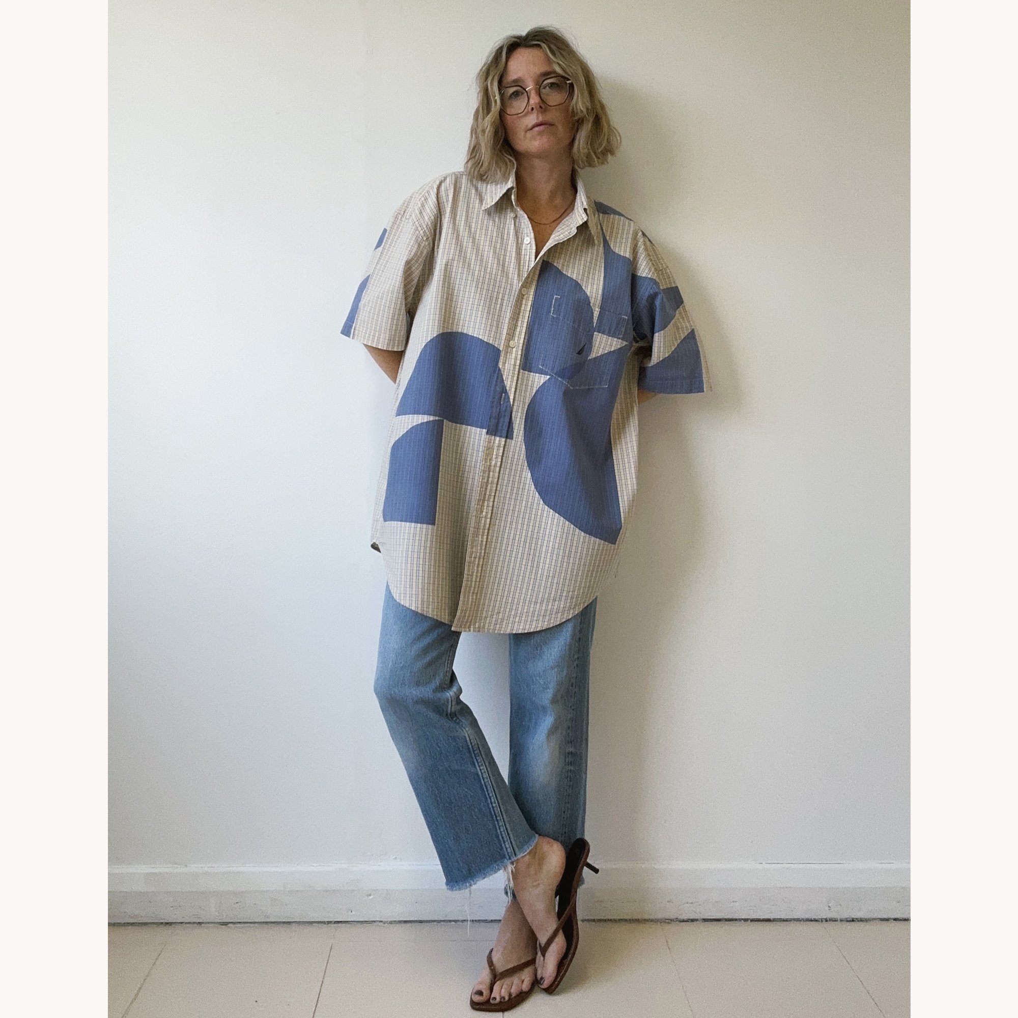 MESSARA CHECKED COTTON SHIRT