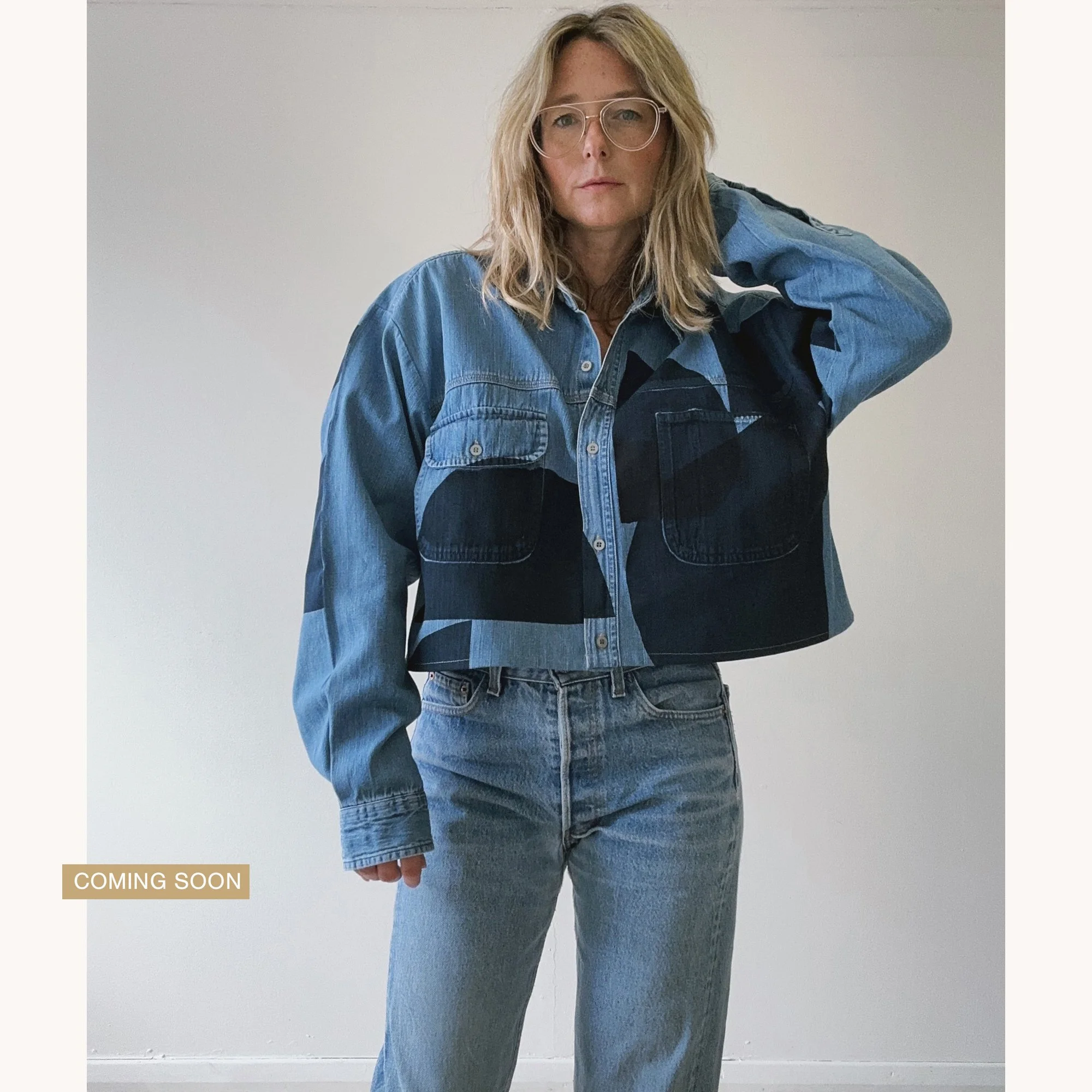 DA VINCI DENIM SHIRT