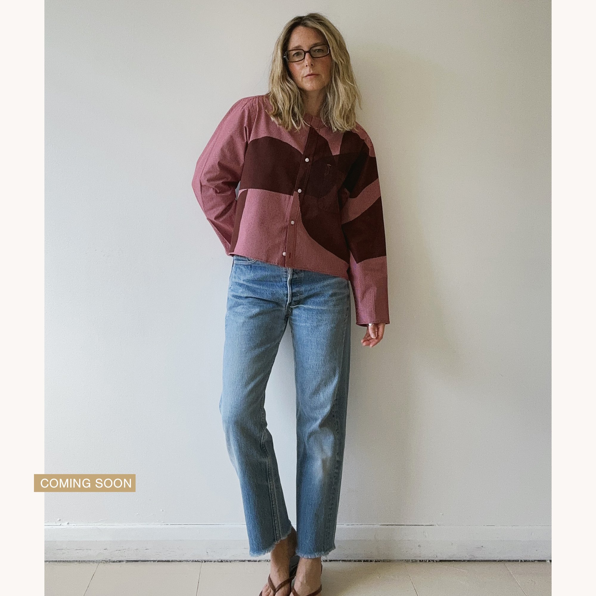 AMARANTH COTTON SHIRT