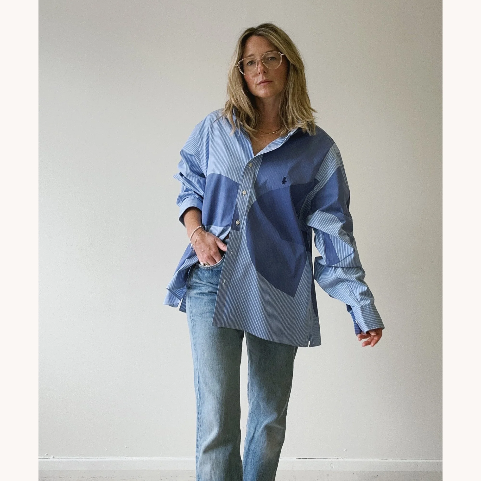 TULLE COTTON SHIRT