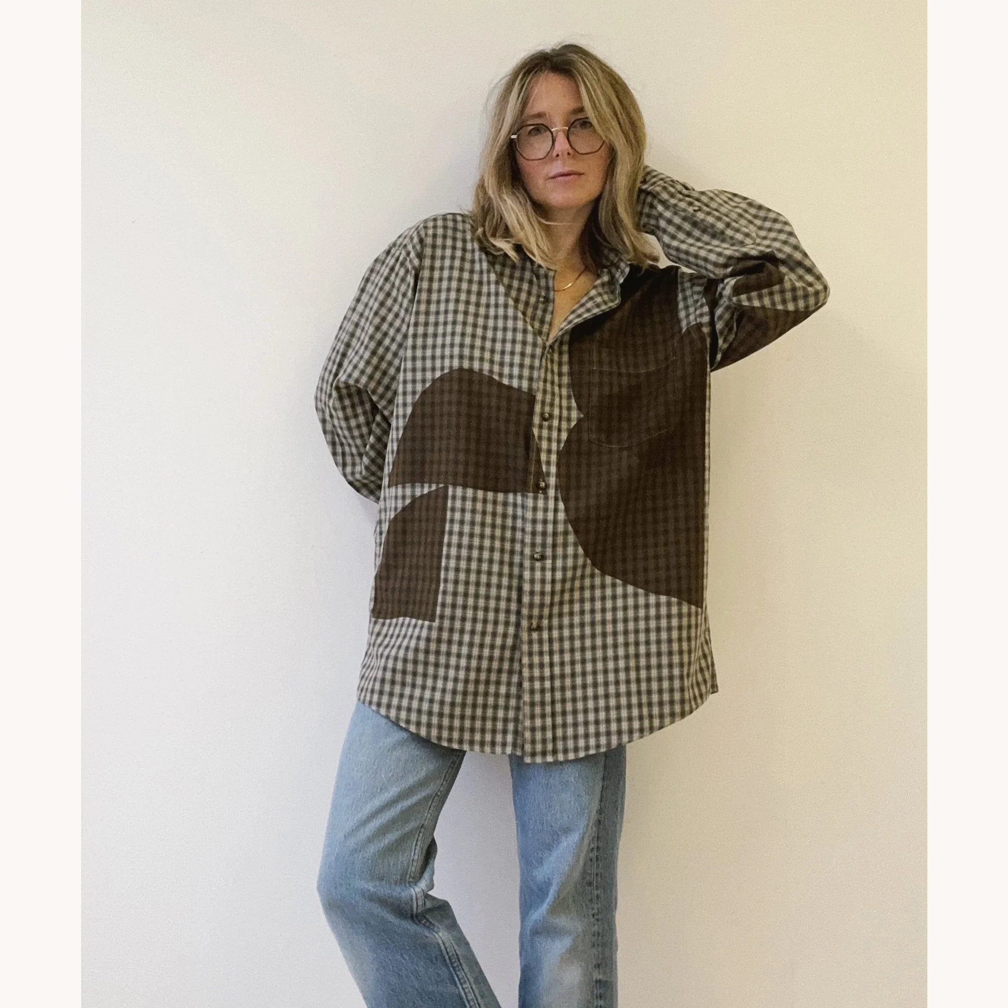 LIPIZZAN COTTON CHECK SHIRT