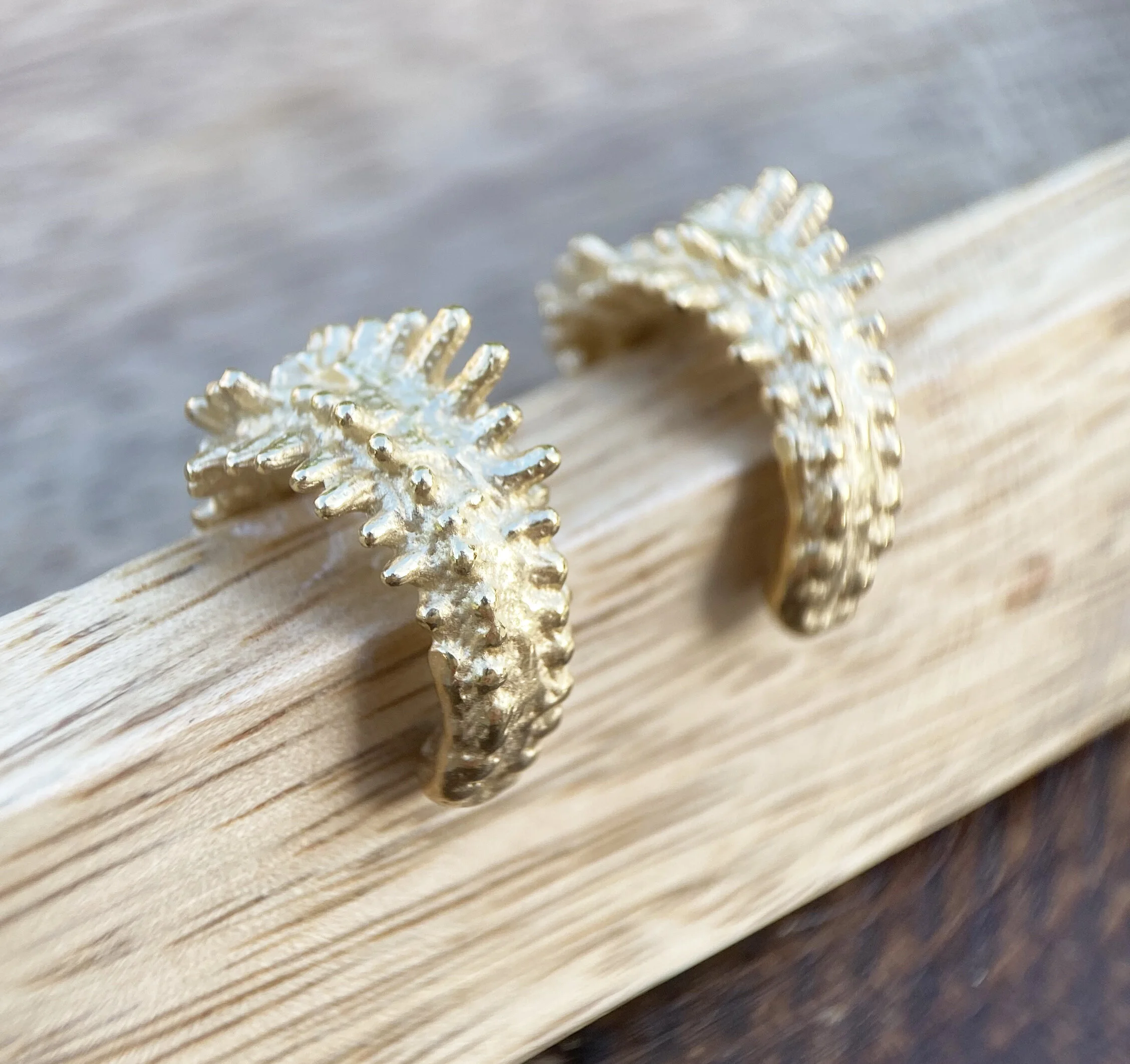 Labyrinth Jewellery - Spine Earring - GP 3.JPG