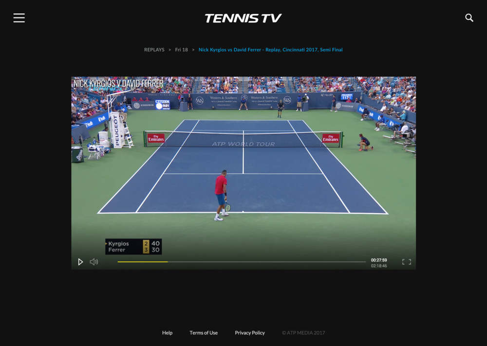Eigenaardig Tot stand brengen Hijsen Tennis TV — Flavia Corsaro portfolio