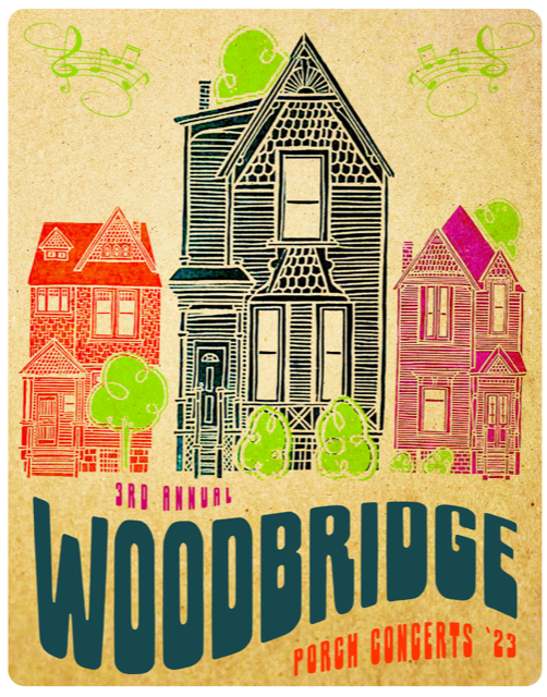 2023 Woodbridge Porch Concerts Poster