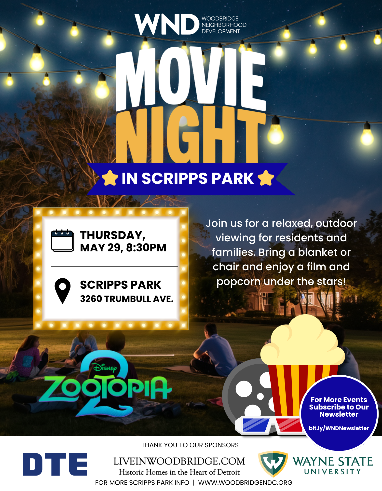 Movie Night at Scripps Park