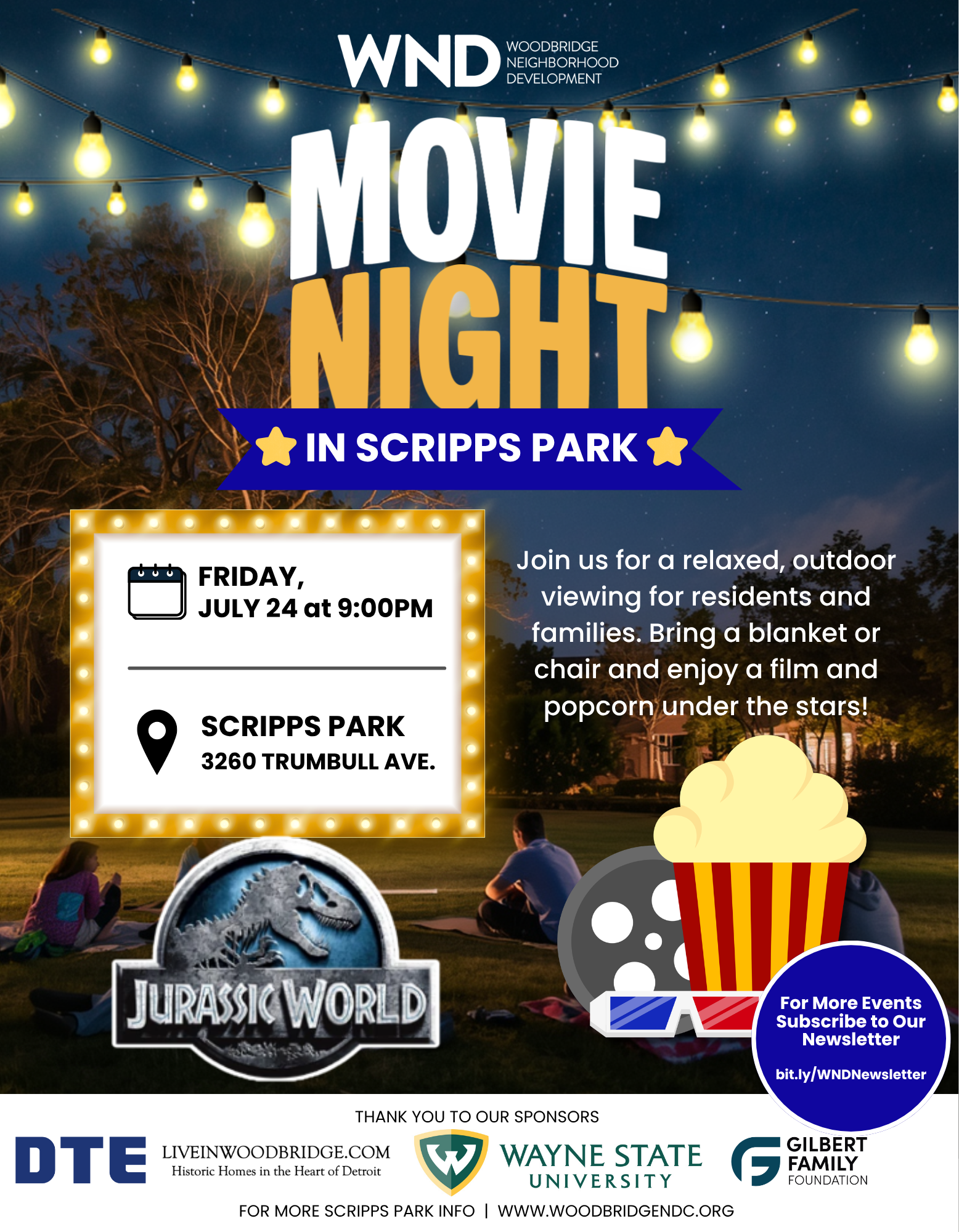 Movie Night At Scripps Park 