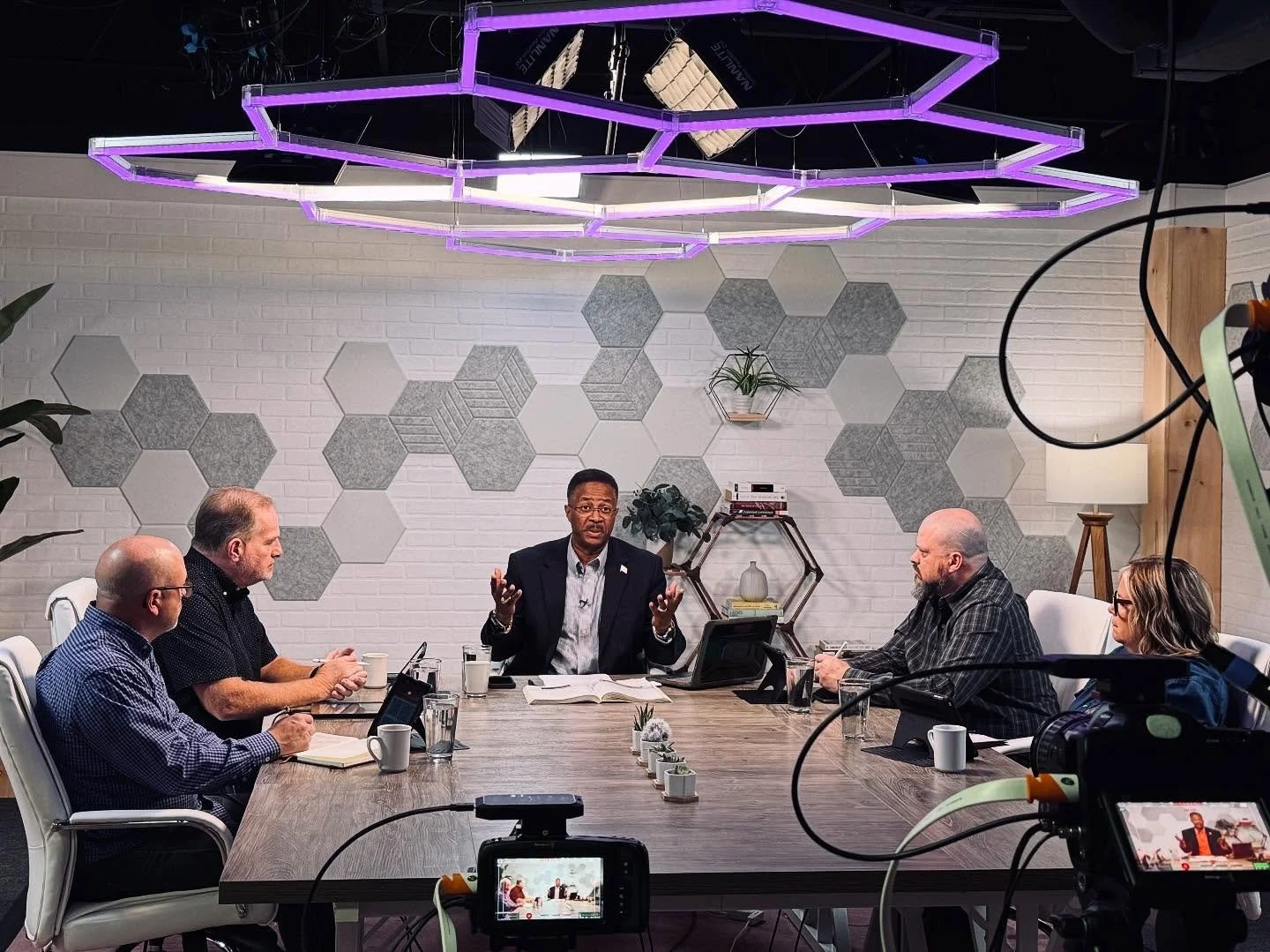 We are back in the studio for the next two days with Dr Emile Hawkins teaching two of our Leadership Courses for LEADSOM. So grateful!