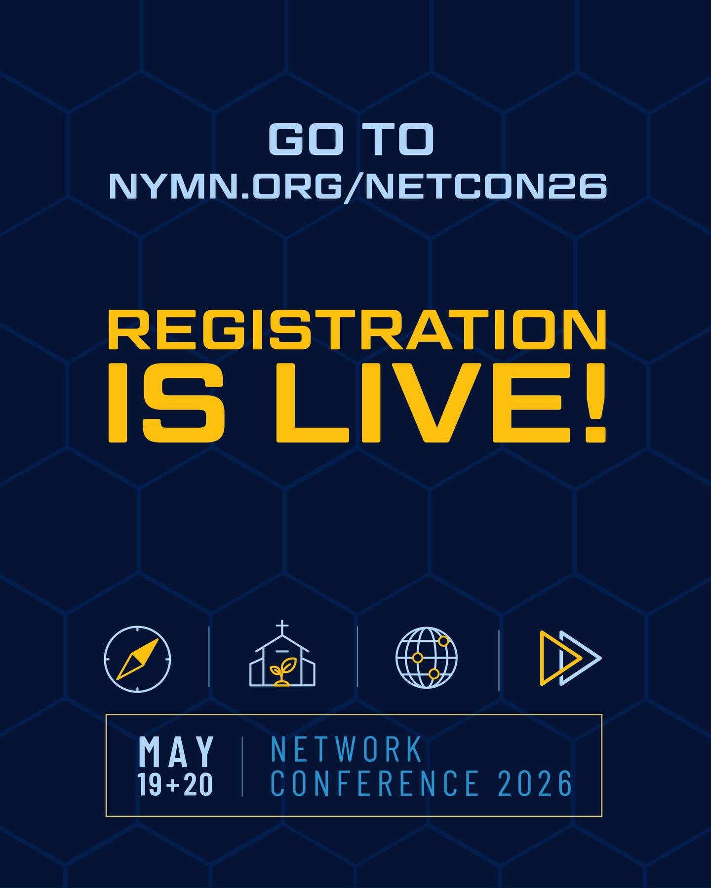 Registration for network conference 2026 is LIVE! Head to NYMN.org/netcon26 to find the link for registration as well as our NETKIDS sign up for our young families. You&rsquo;ll also find our sample schedule for the week as well as hotel information.