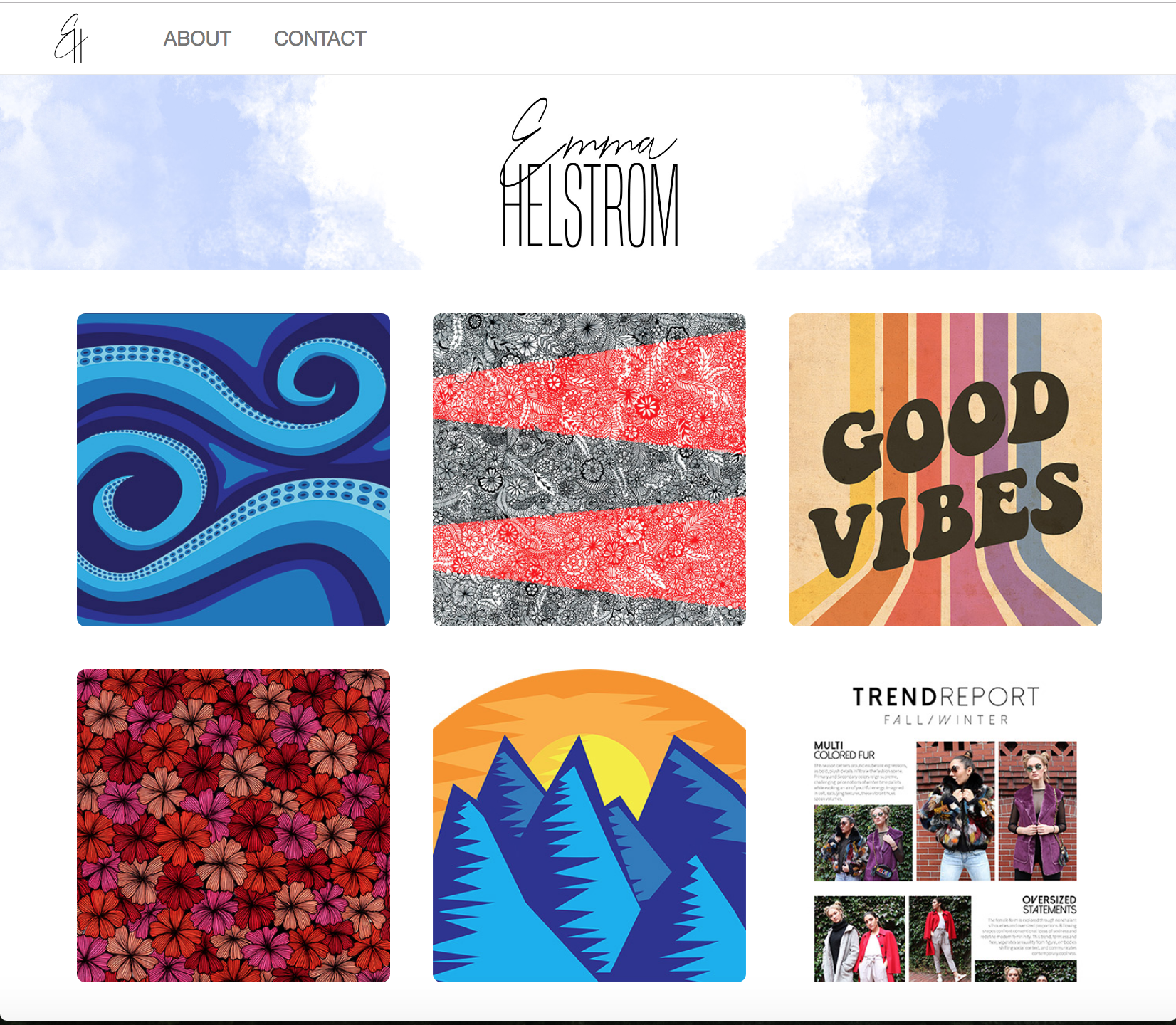 Responsive portfolio site created with Bootstrap elements and the Lightbox 2.0 JavaScript plug-in.