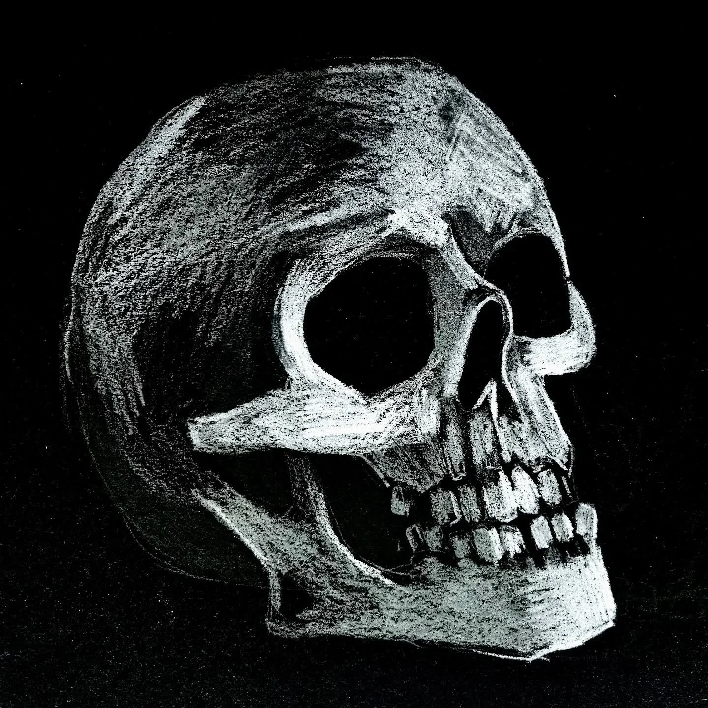 Preliminary sketch for a larger painting.