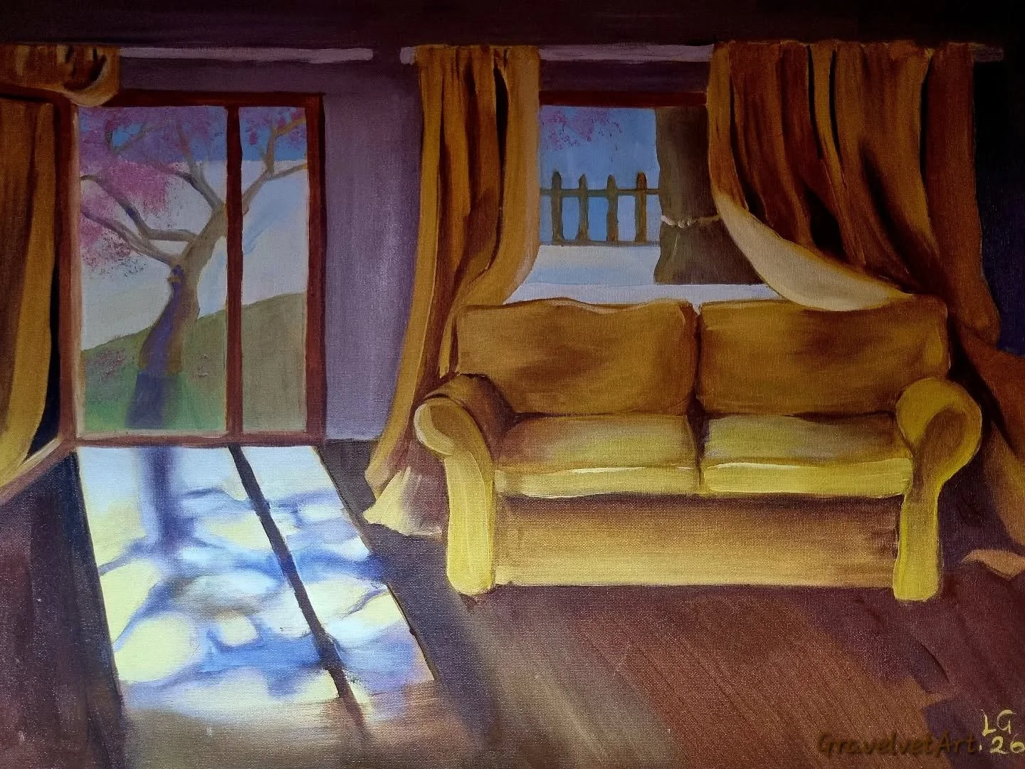 Manipa. Oil on canvas board. March 2026