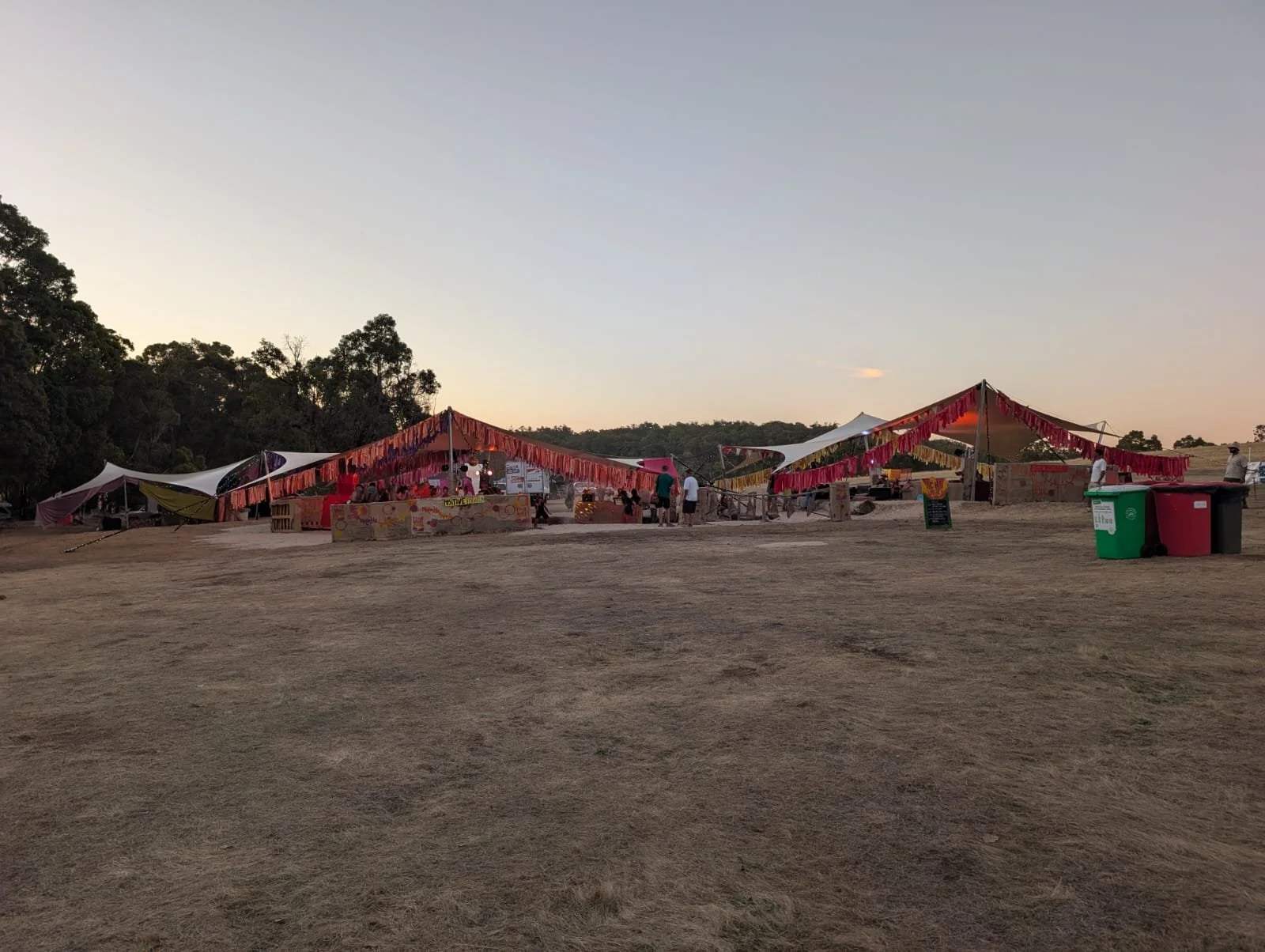 Festival Sonnensegel Dämmerung Australien