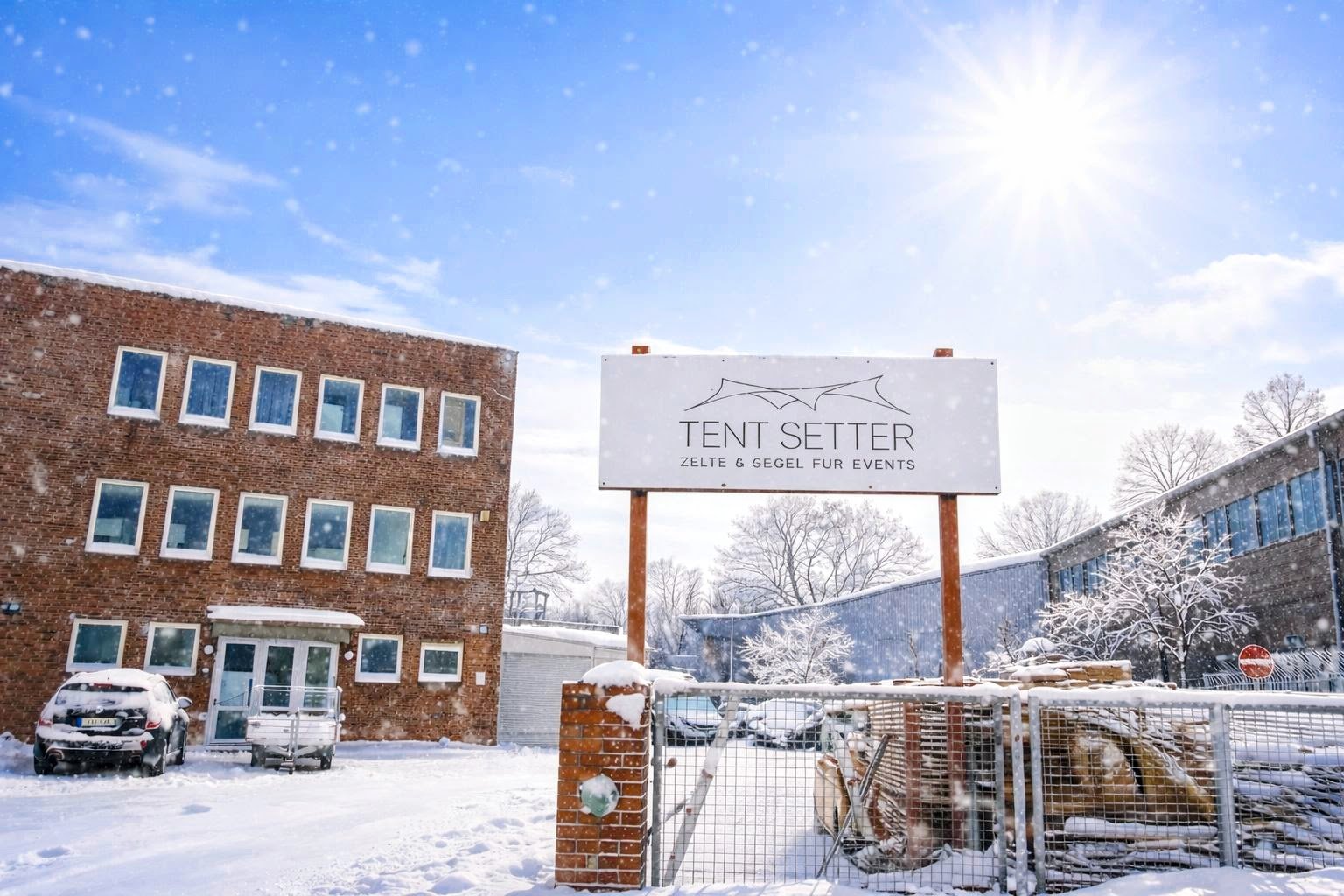 Neues Jahr, neue Location für den Zeltverleih Hamburg: Tentsetter bezieht Quartier im Harburger Hafen