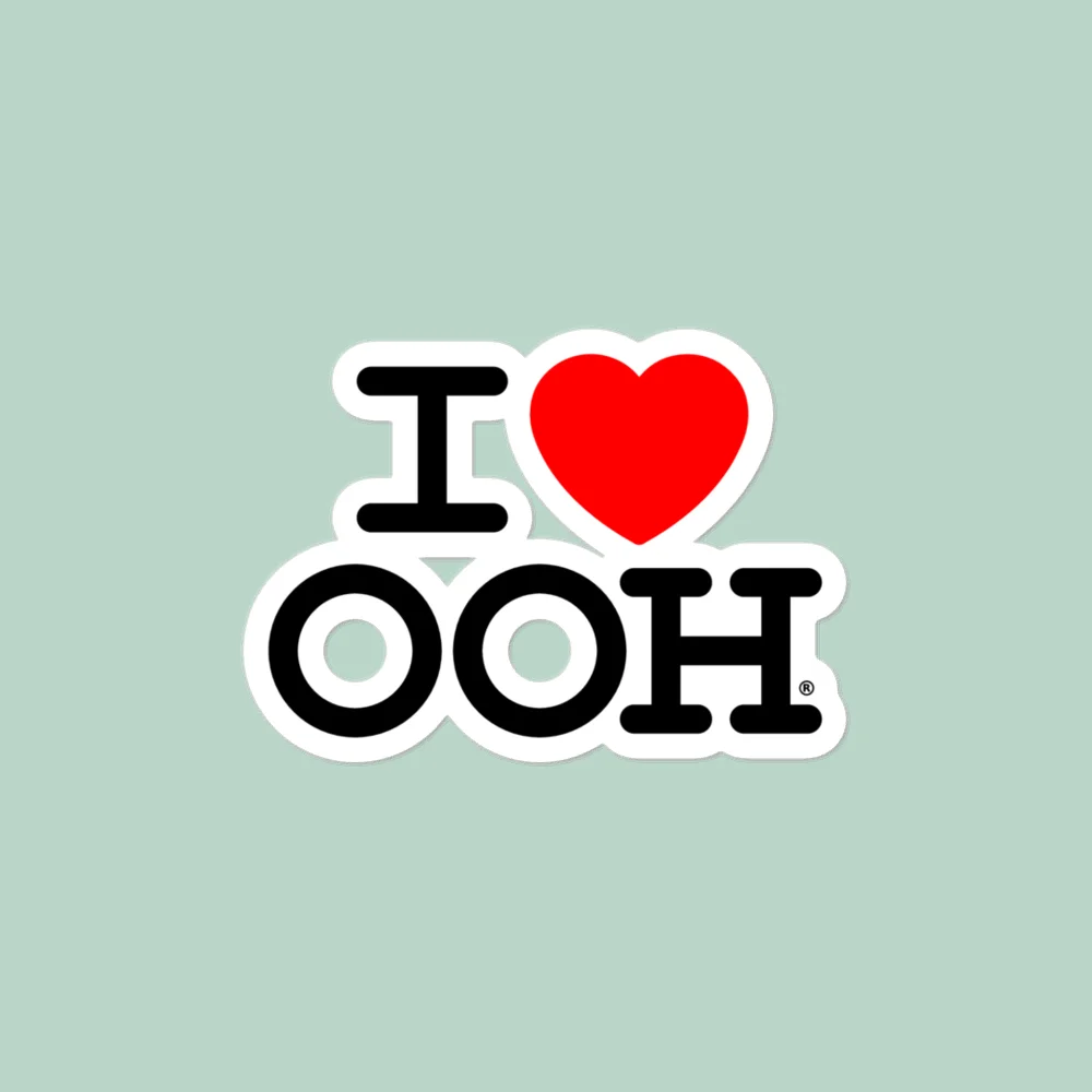 I Love OOH Sticker
