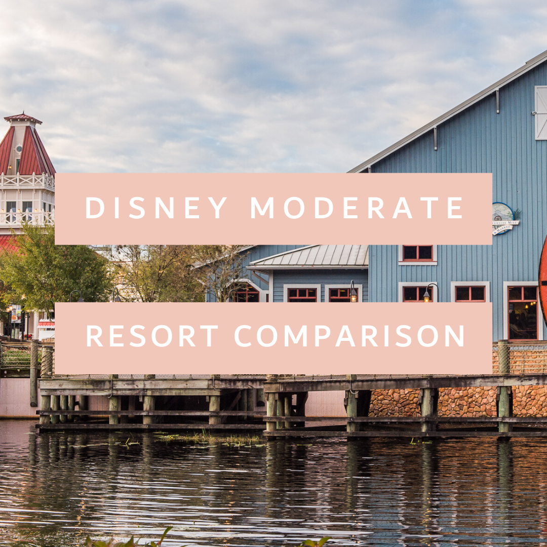 Disney Moderate Resort Comparison- Title Page