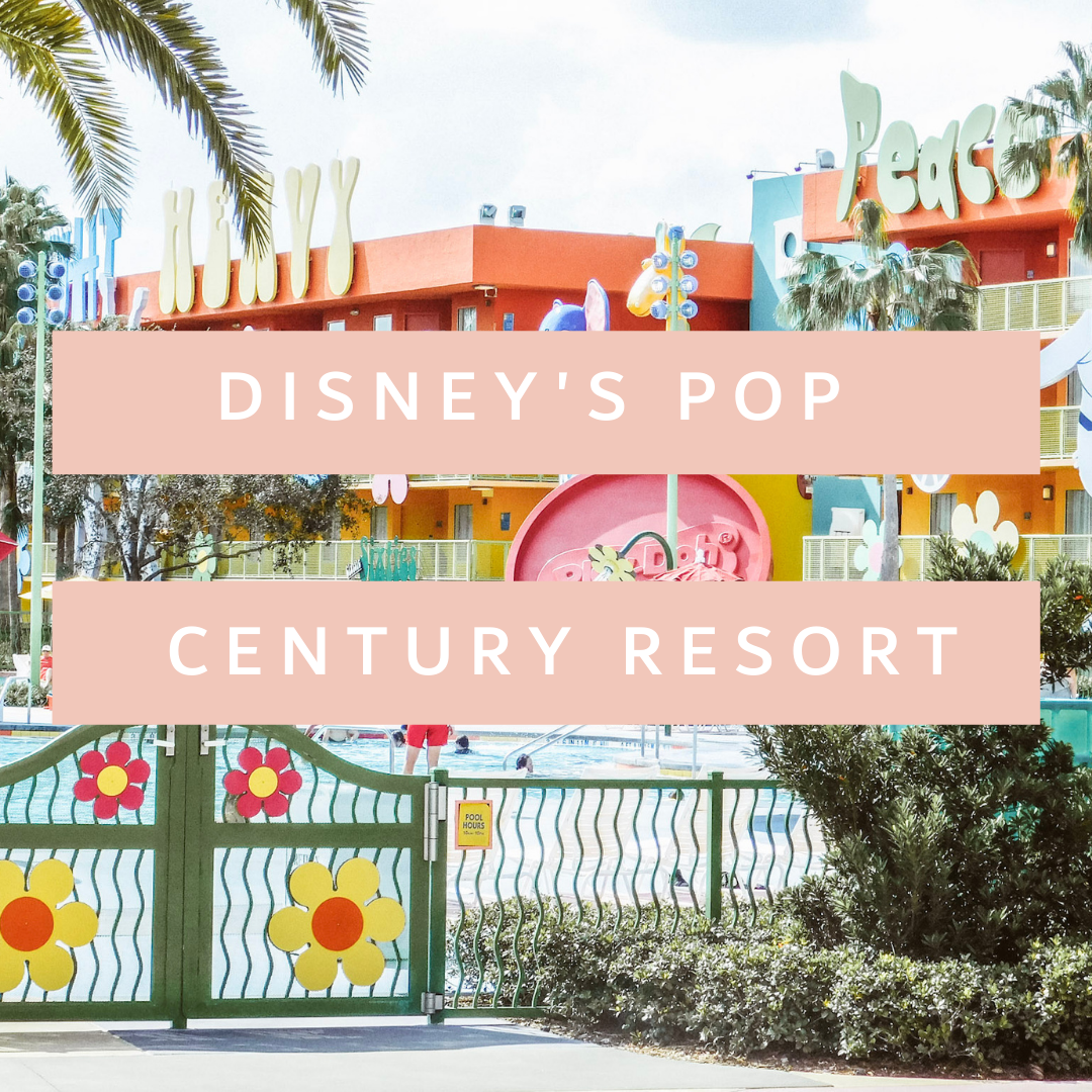 Disney's Pop Century Resort Disney Travel Agent Pool Value Resort Family Vacation planning Busy Moms