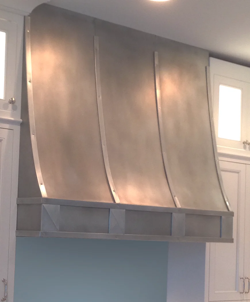 Zinc with stainless steel trim