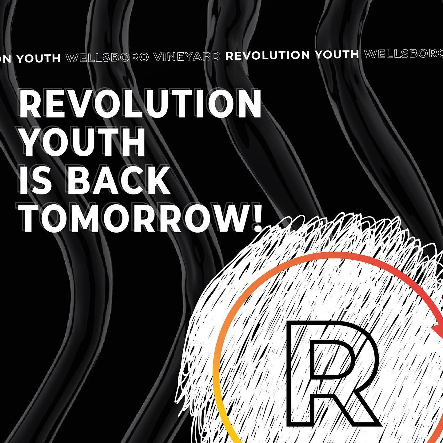 TOMORROW! 🙌🏻 Head to our stories for all the things you need to know about our NEW Wednesday night #revolutionyouthwellsboro services!