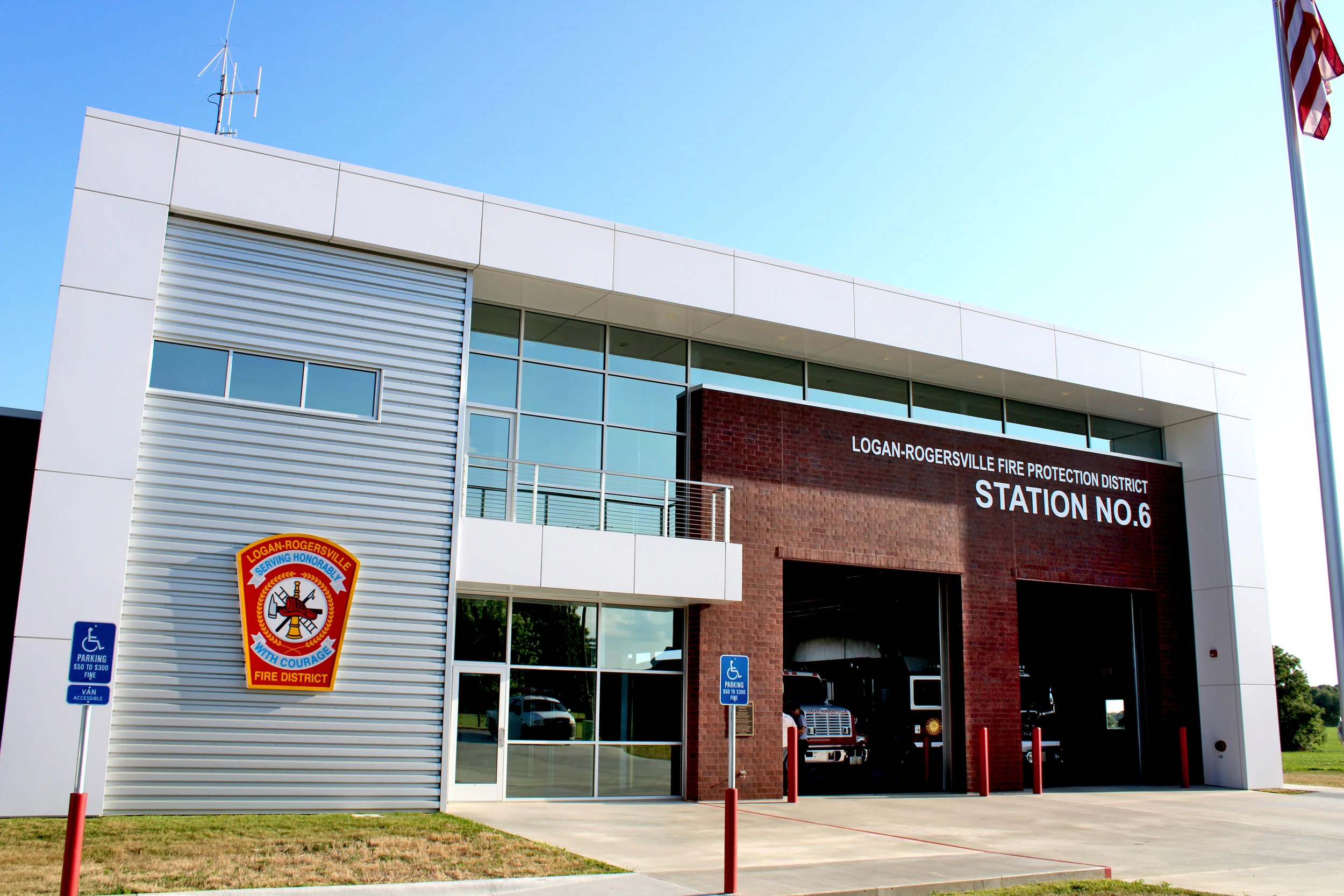 LoganRogersville Fire Station — LIBERTY ARCHITECTURAL SHEET METAL