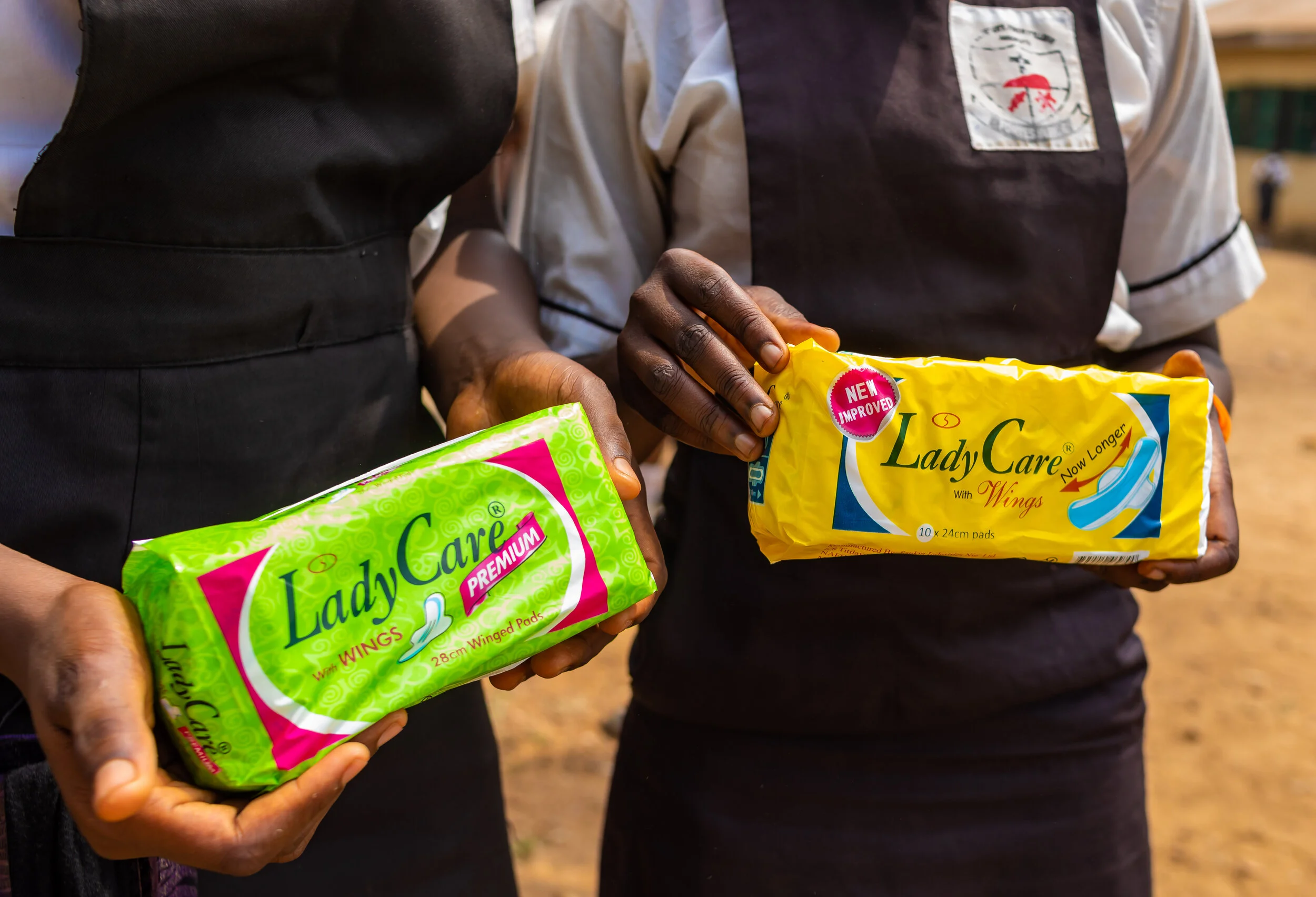 Teenage beneficiaries of our Menstrual Hygiene Programme in Abeokuta