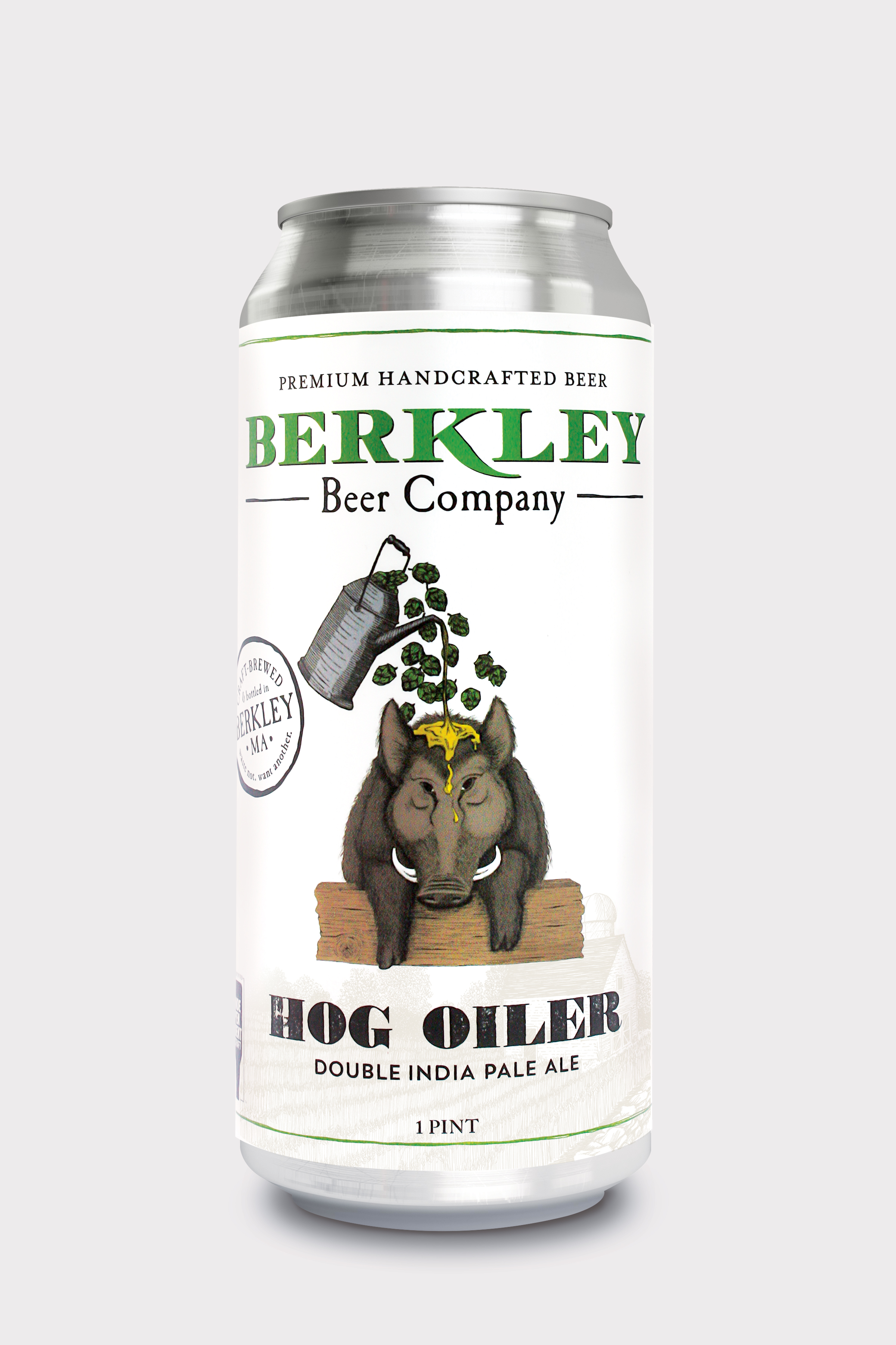 Hog Oiler 8% Berkley’s Hog Oiler Double IPA is thick and juicy with robust flavor. Loaded with hops and balanced with tropical fruity notes, our Hog Oiler is both drinkable and powerful.