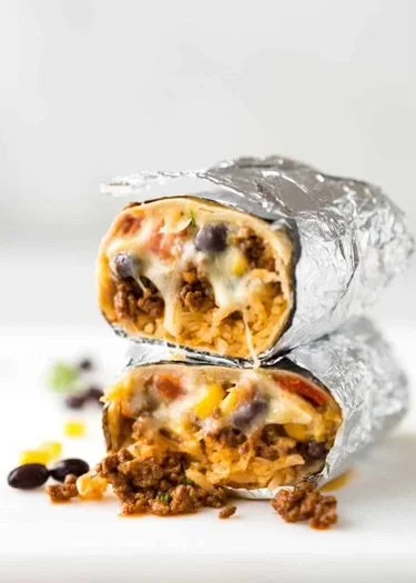 Freezer Beef Burritos