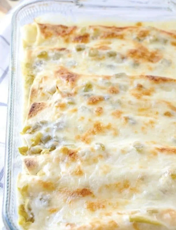 White Chicken Enchiladas