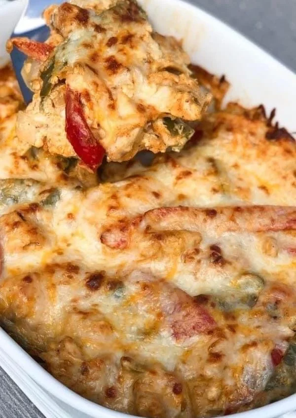 Chicken Fajita & Rice Casserole