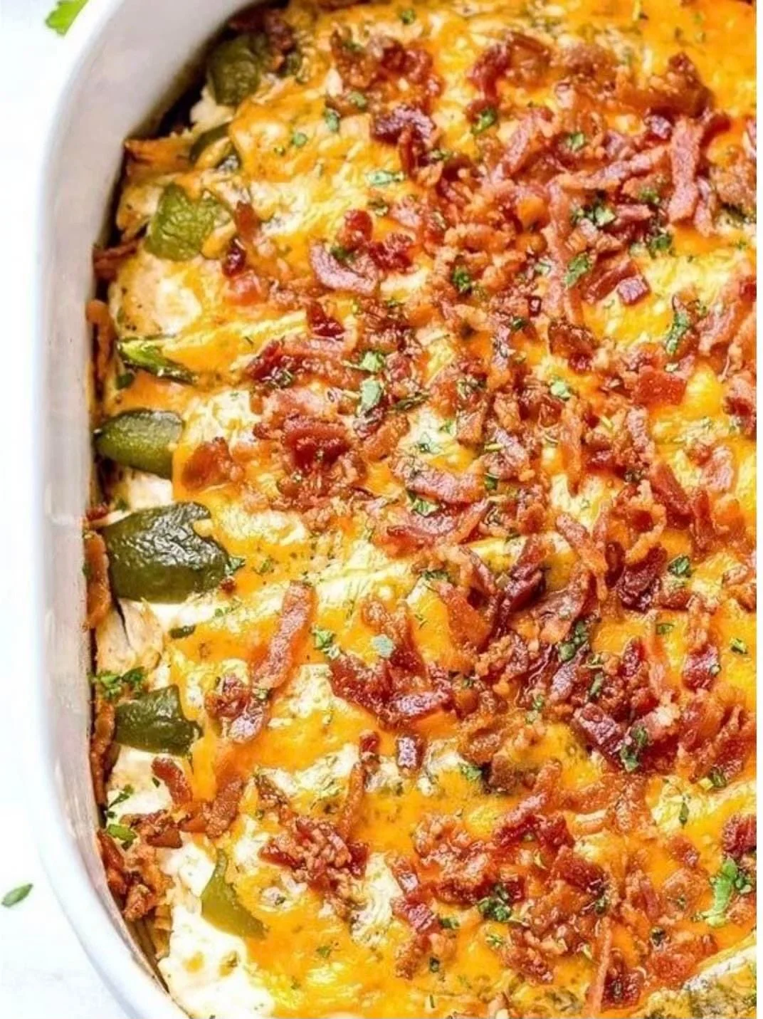 Jalapeno Popper Chicken Casserole