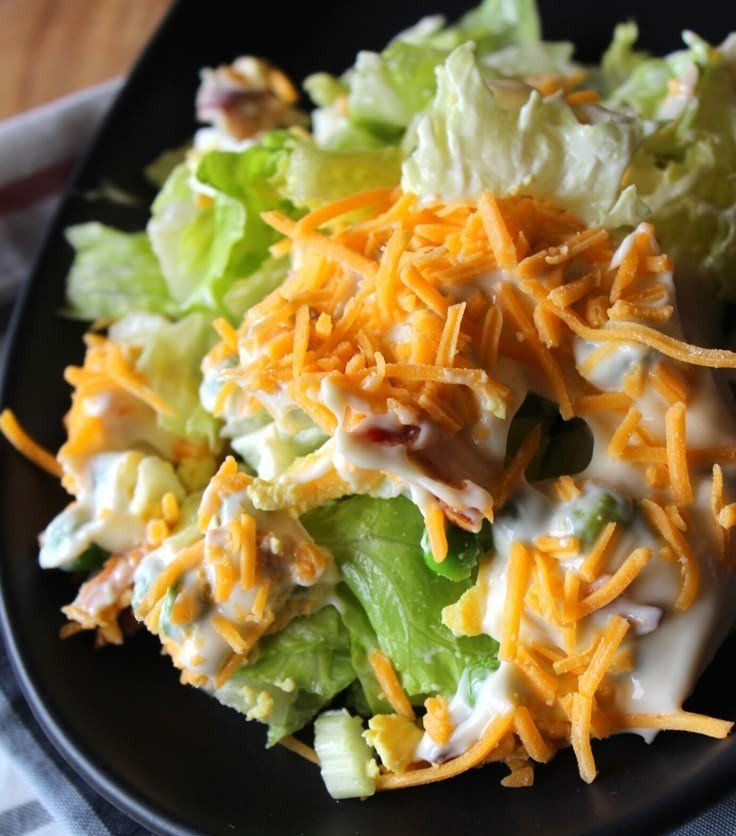 Classic 7 Layer Salad Recipe - My Farmhouse Table.jpg