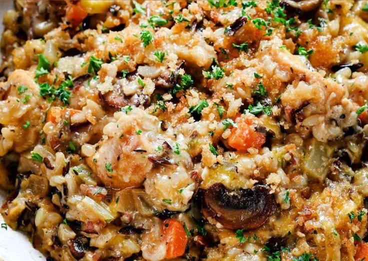 Wild Rice & Chicken Casserole