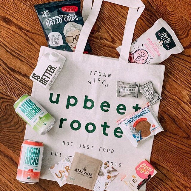 Hangin&rsquo; out in the adorably named @UpbeetAndRooted&rsquo;s #vegan snack pack this week!
