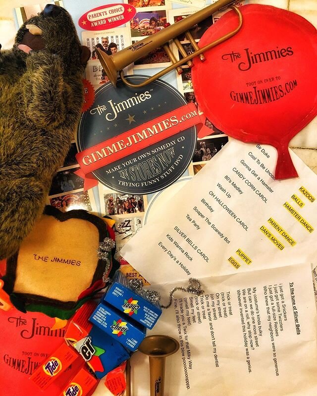 Cleaning out this storage bin&rsquo;s got me feeling REAL nostalgic for @TheJimmies...think I need to either toss this stuff or make a new album.