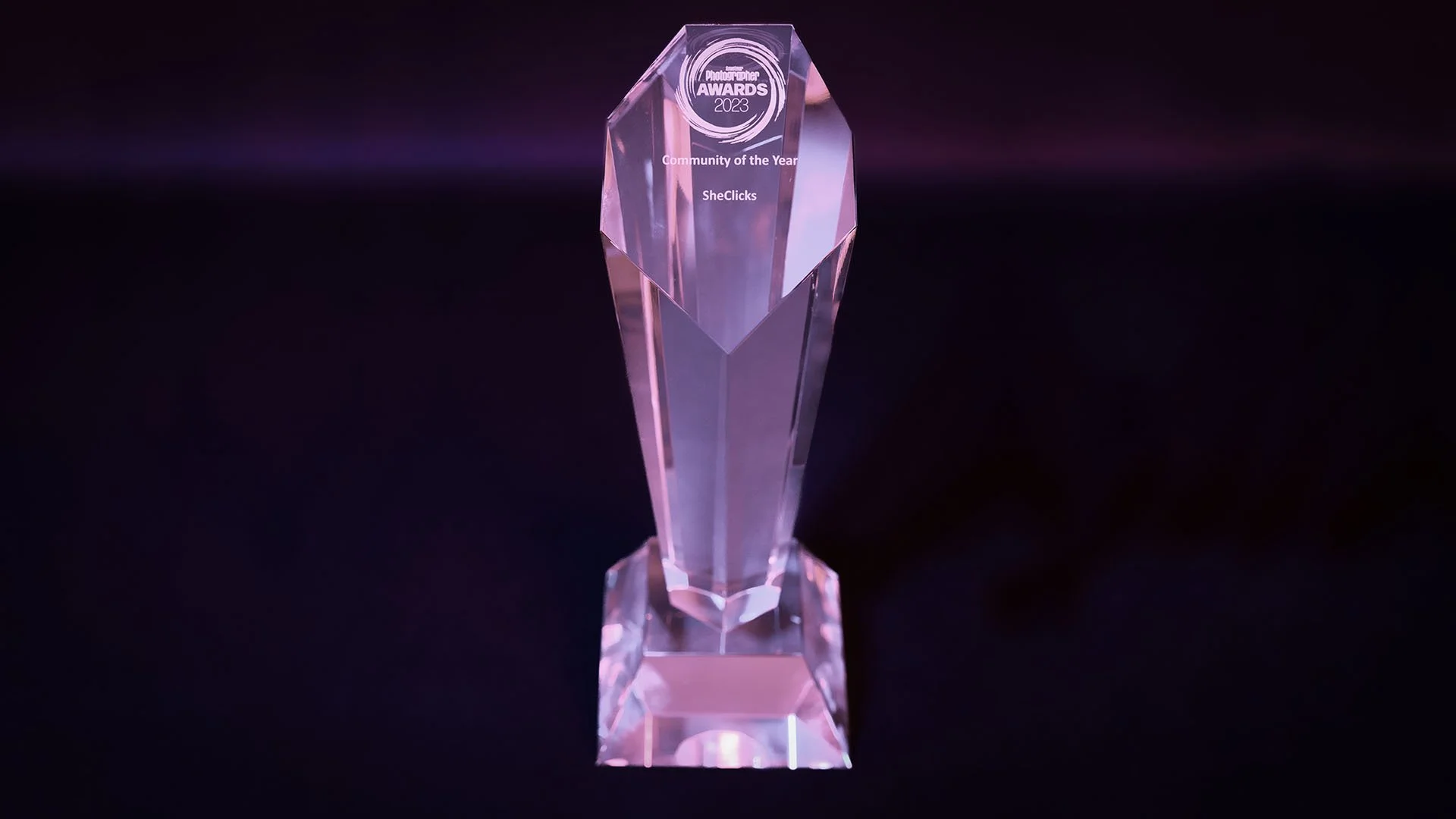  The trophy was presented at the Amateur Photographer Awards gala event in London 