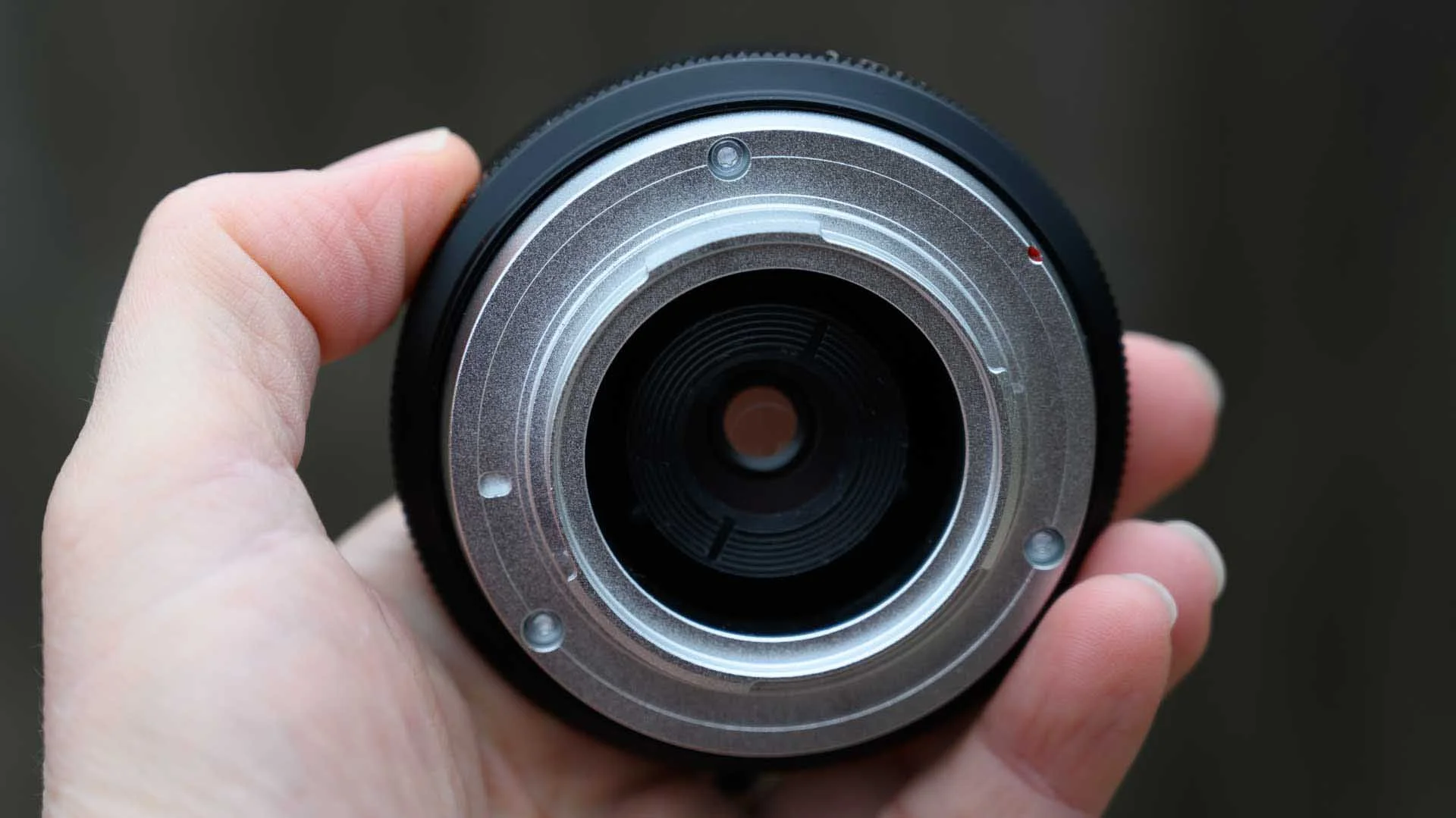 The Sweet 22 shown here has the Sony FE mount.