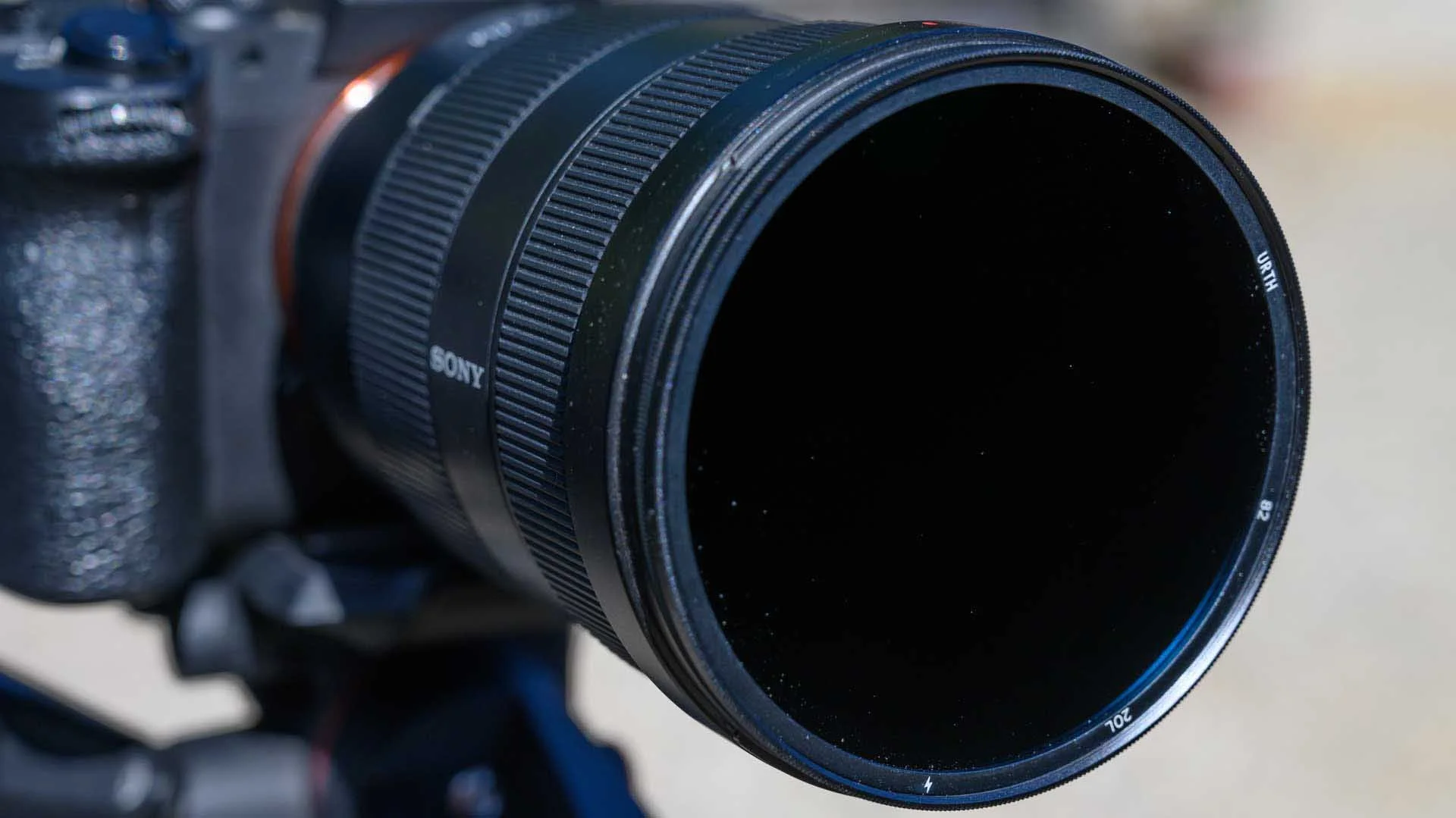 Once the magnetic adapter ring has been threaded onto a lens, the filters can be snapped on and off with ease.