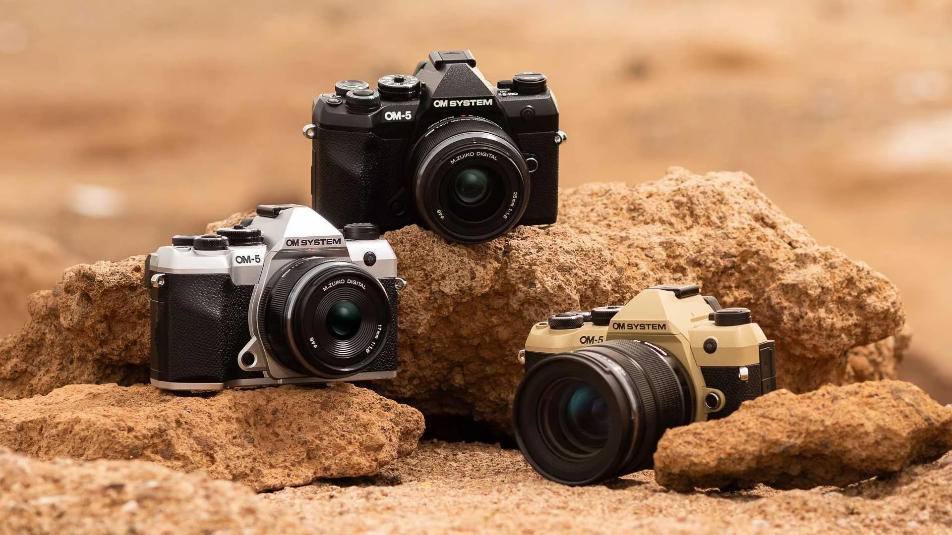  The OM System OM-5 II is available in three colours, silver, black and Sand Beige. 