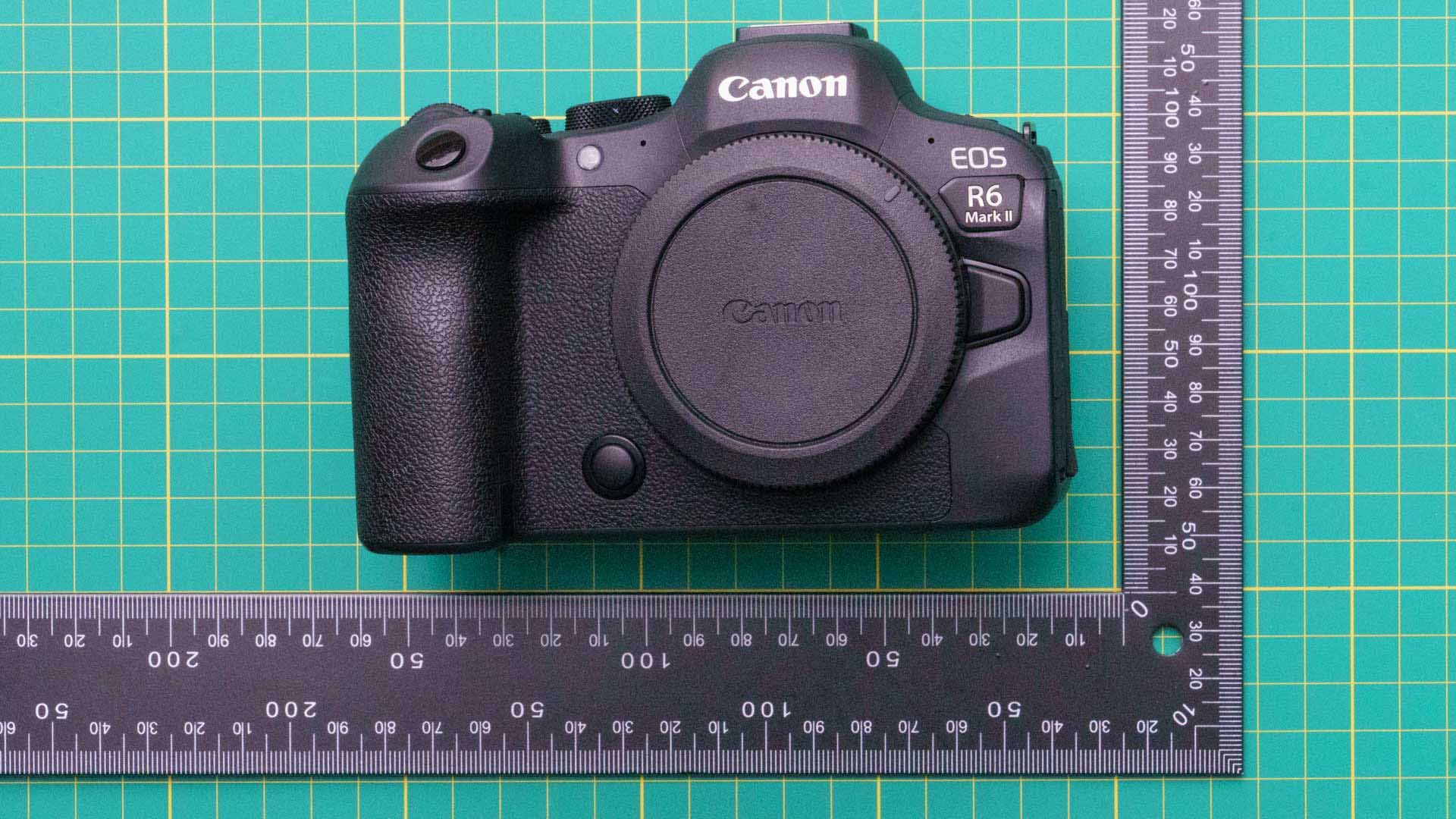  With dimensions of 138.4 x 98.4 x 88.4mm and weighing 588g (body only), the full-frame Canon R6 II is smaller in two dimensions and lighter than the APS-C format Canon 90D (140.7 x 104.8 x 76.8mm and 701g).  