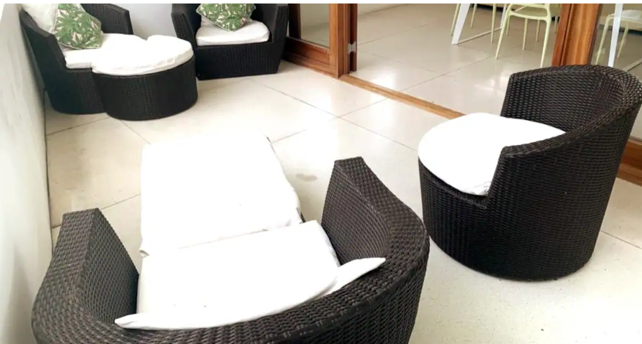 Terrace seating area