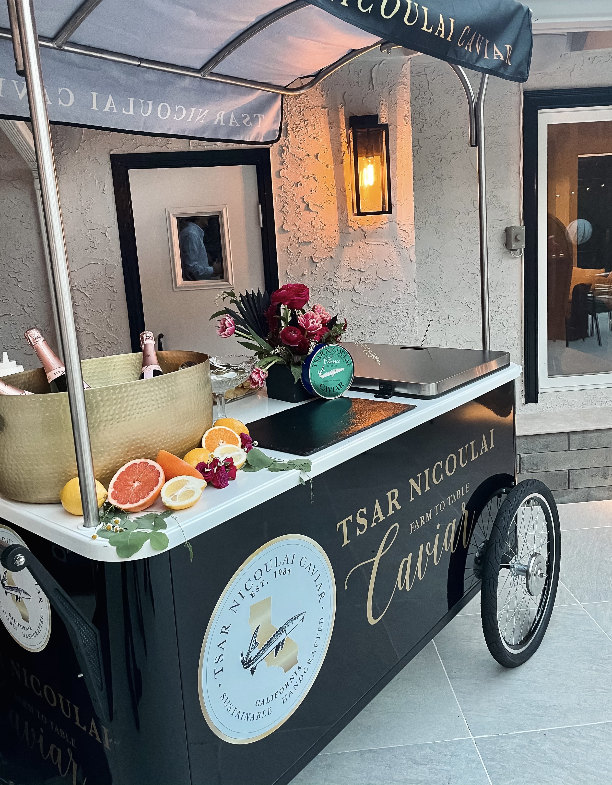 Caviar Cart — Tsar Nicoulai Caviar Buy the Best American Sustainable