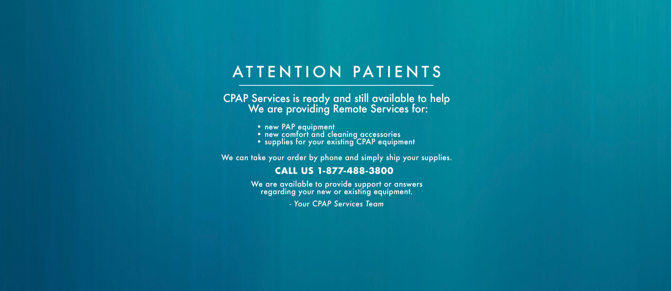 Cpap Services